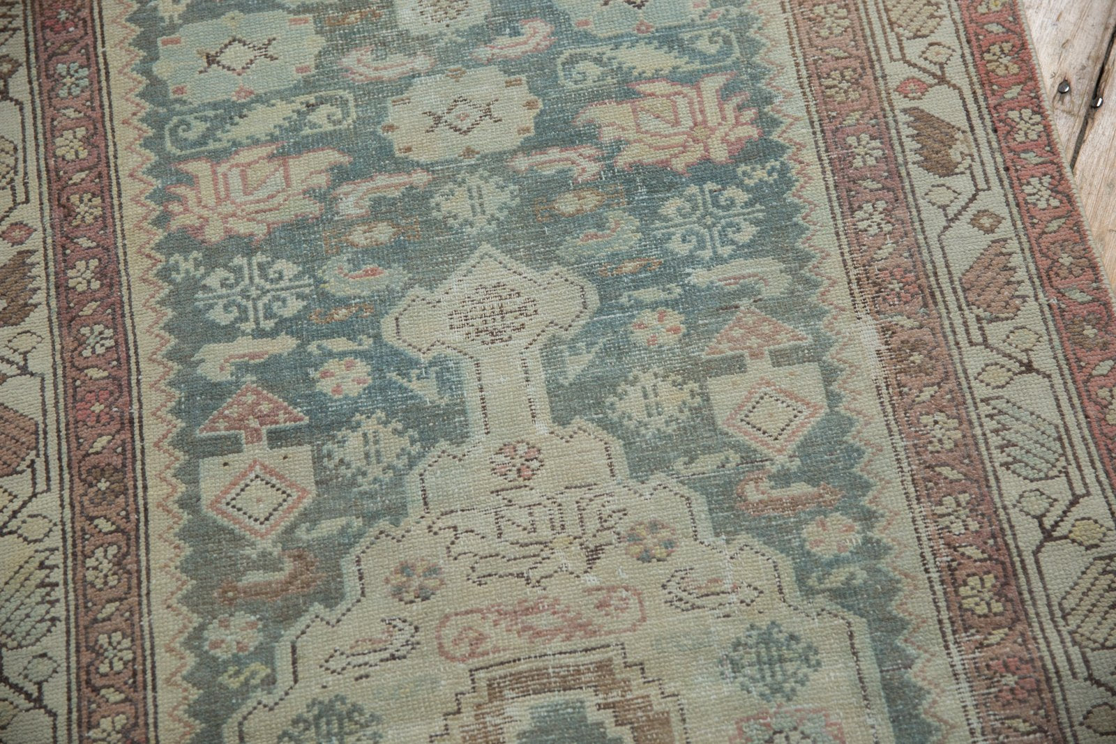 3x16.5 Vintage Distressed Malayer Rug Runner by Old New House® - product image 6 for Resin Society