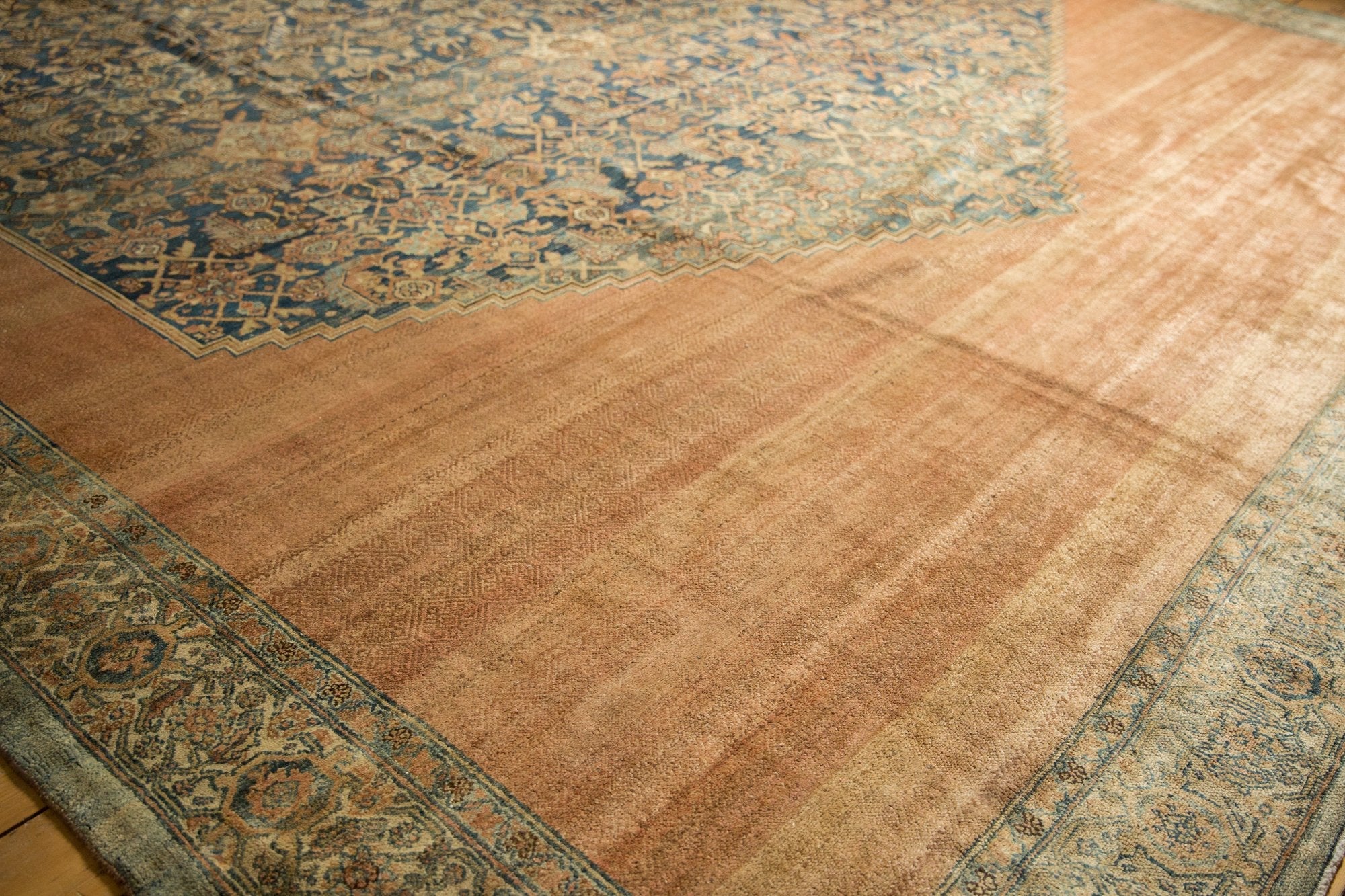 12.5x20 Antique Distressed Bibikabad Carpet by Old New House® - product image 3 for Resin Society