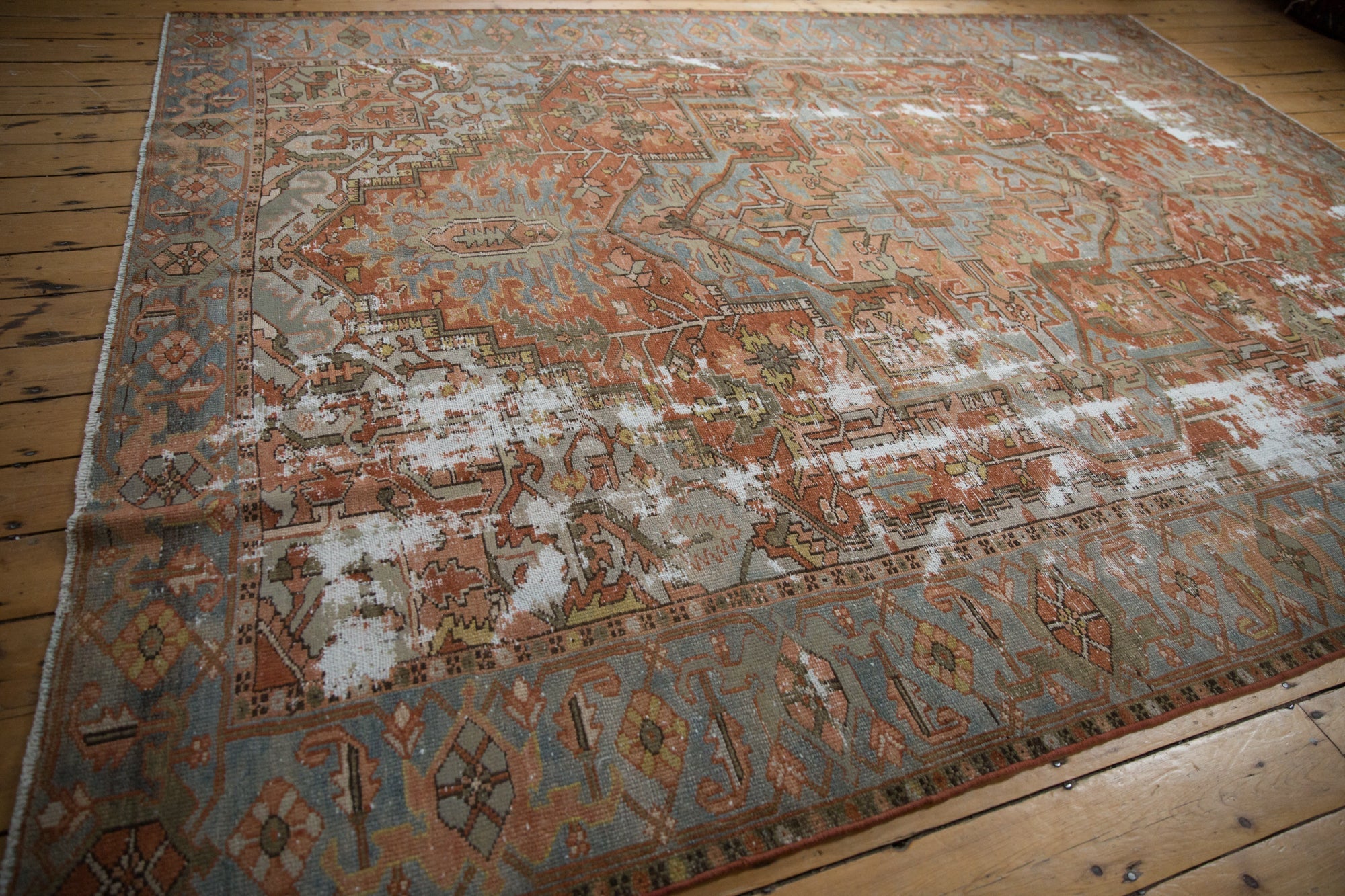 RESERVED 8x11 Antique Distressed Karaja Carpet
