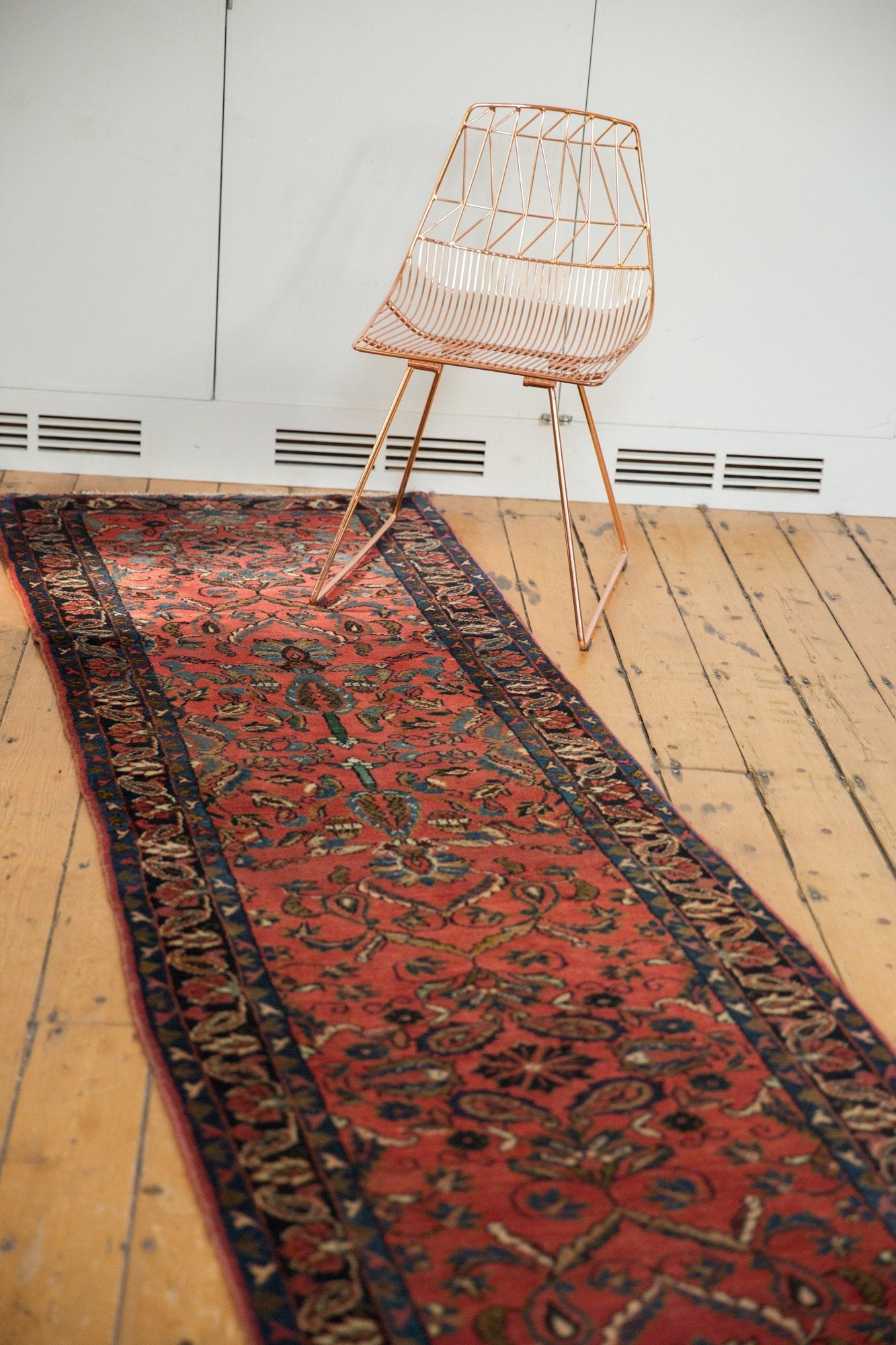 3x16.5 Vintage Lilihan Rug Runner by Old New House® - product image 4 for Resin Society