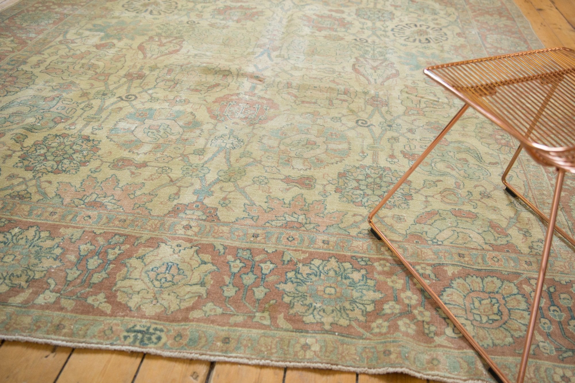 8.5x11.5 Vintage Distressed Tabriz Carpet by Old New House® - product image 3 for Resin Society