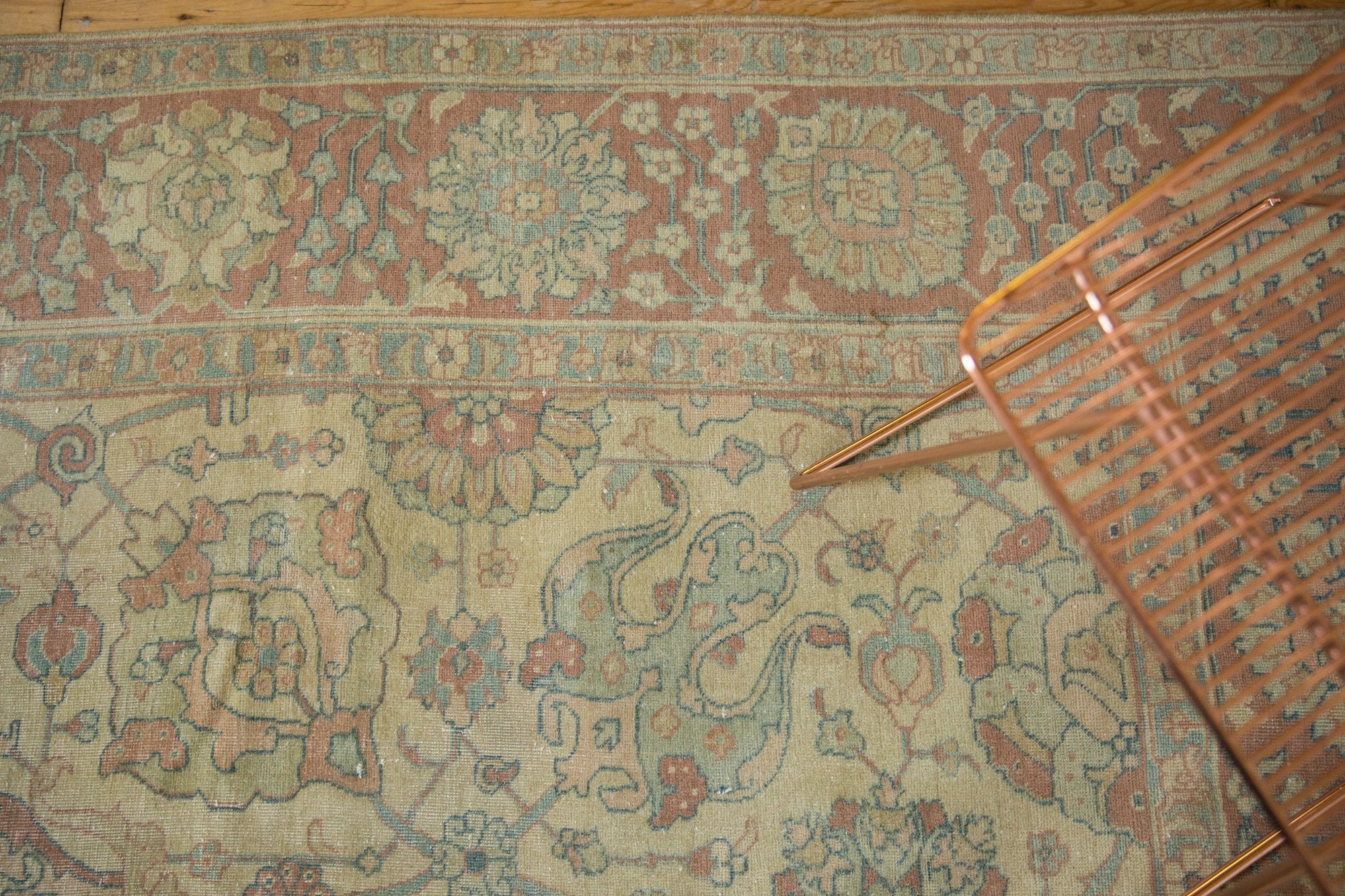 8.5x11.5 Vintage Distressed Tabriz Carpet by Old New House® - product image 4 for Resin Society
