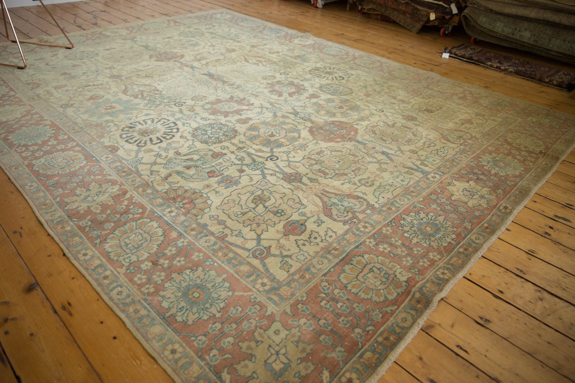 8.5x11.5 Vintage Distressed Tabriz Carpet by Old New House® - product image 5 for Resin Society