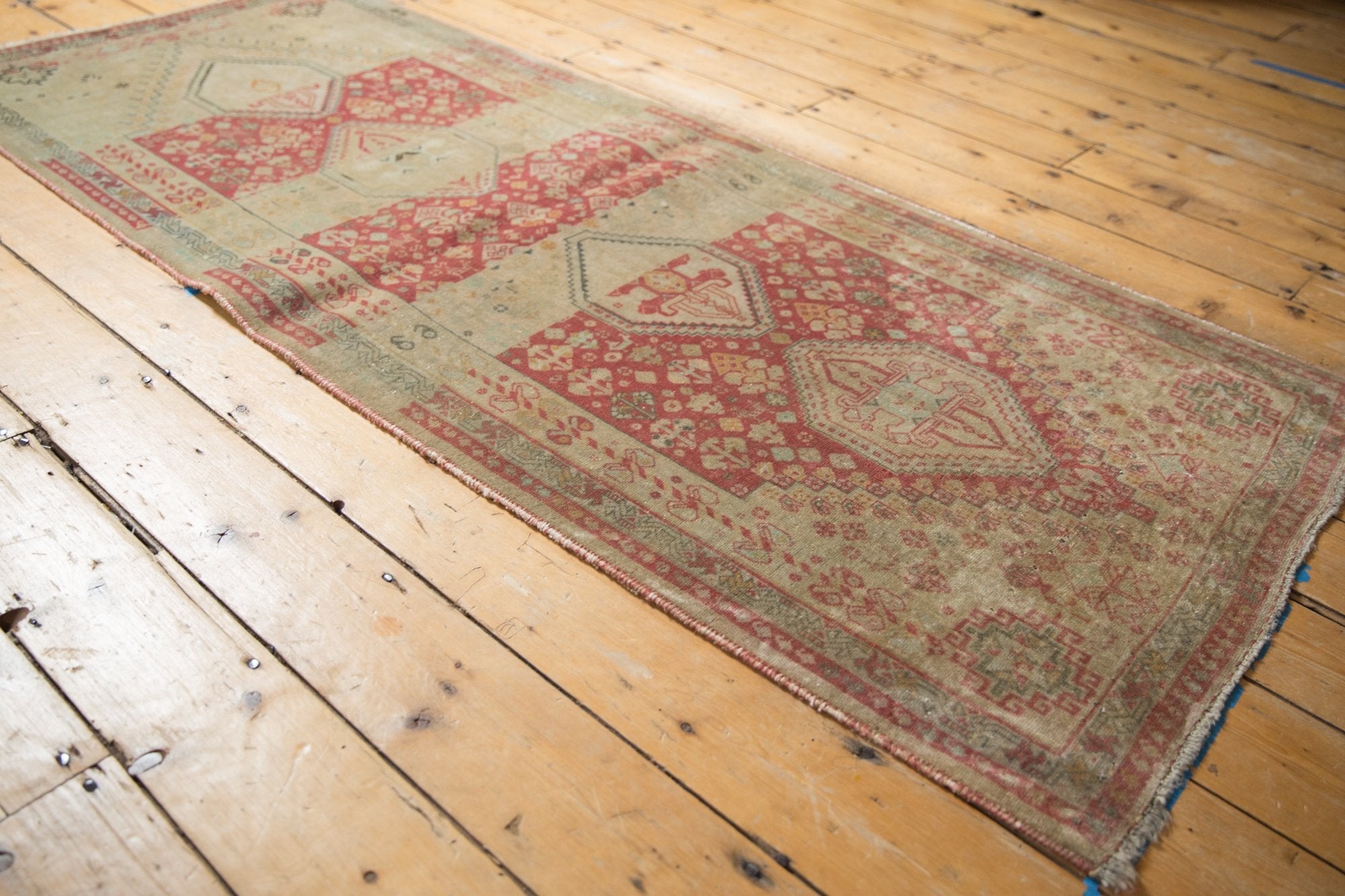 2.5x7 Vintage Distressed Shiraz Rug Runner by Old New House® - product image 10 for Resin Society