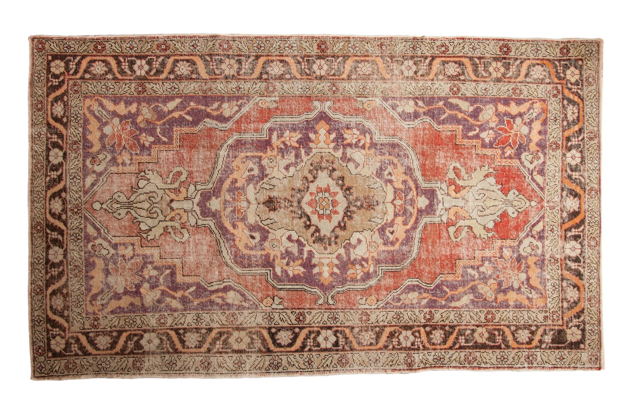 6.5x10.5 Vintage Distressed Oushak Carpet by Old New House® - main product image for Resin Society
