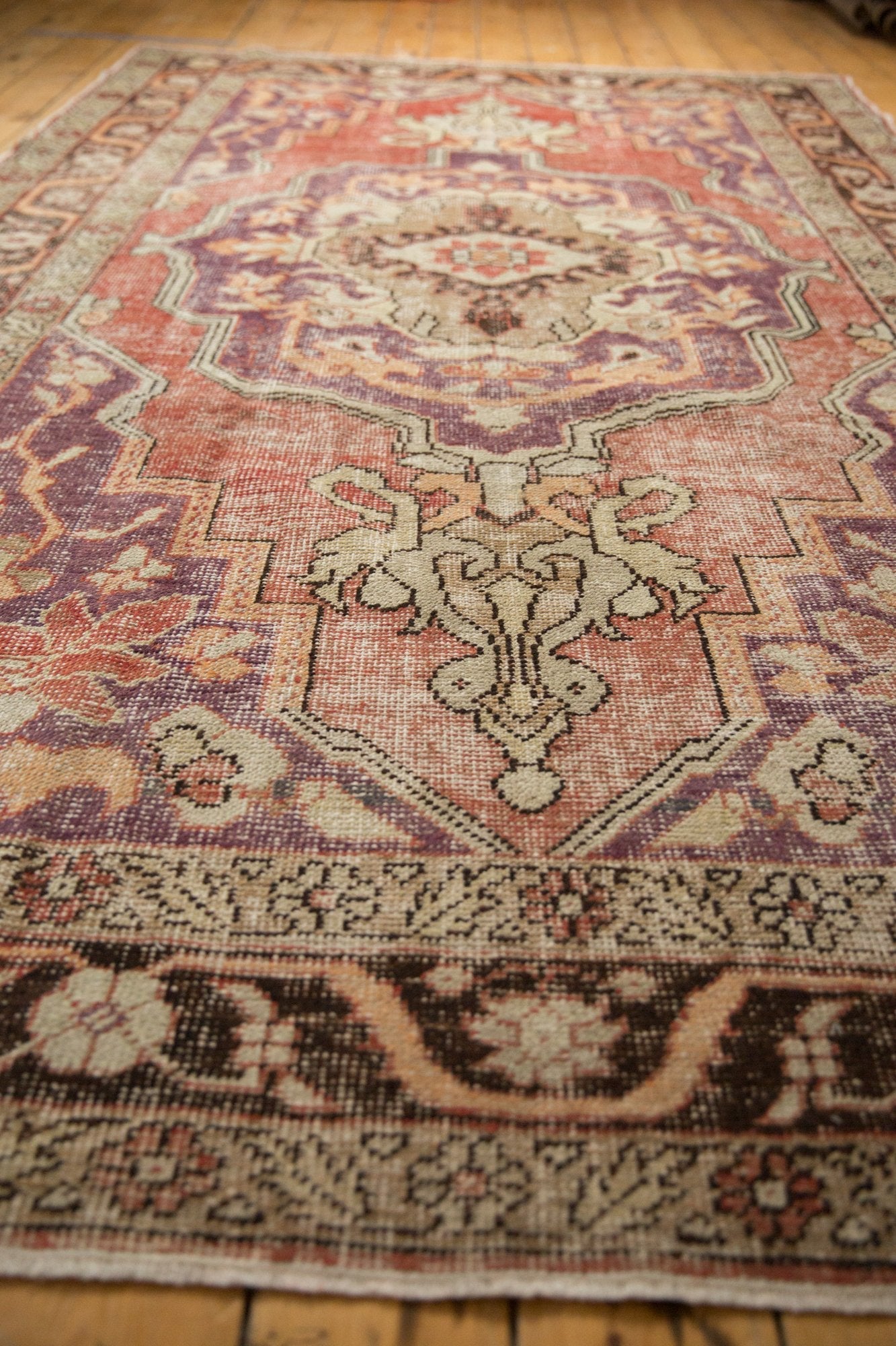 6.5x10.5 Vintage Distressed Oushak Carpet by Old New House® - product image 6 for Resin Society