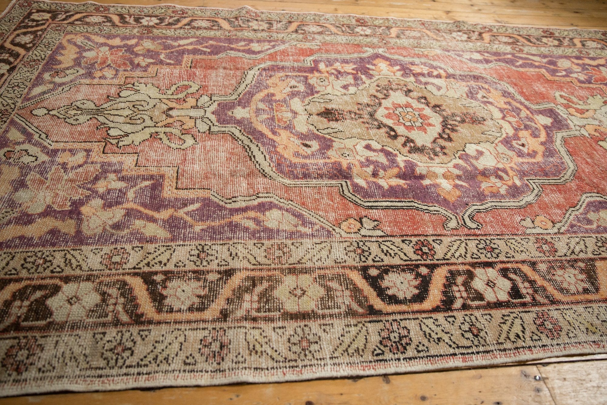 6.5x10.5 Vintage Distressed Oushak Carpet by Old New House® - product image 10 for Resin Society