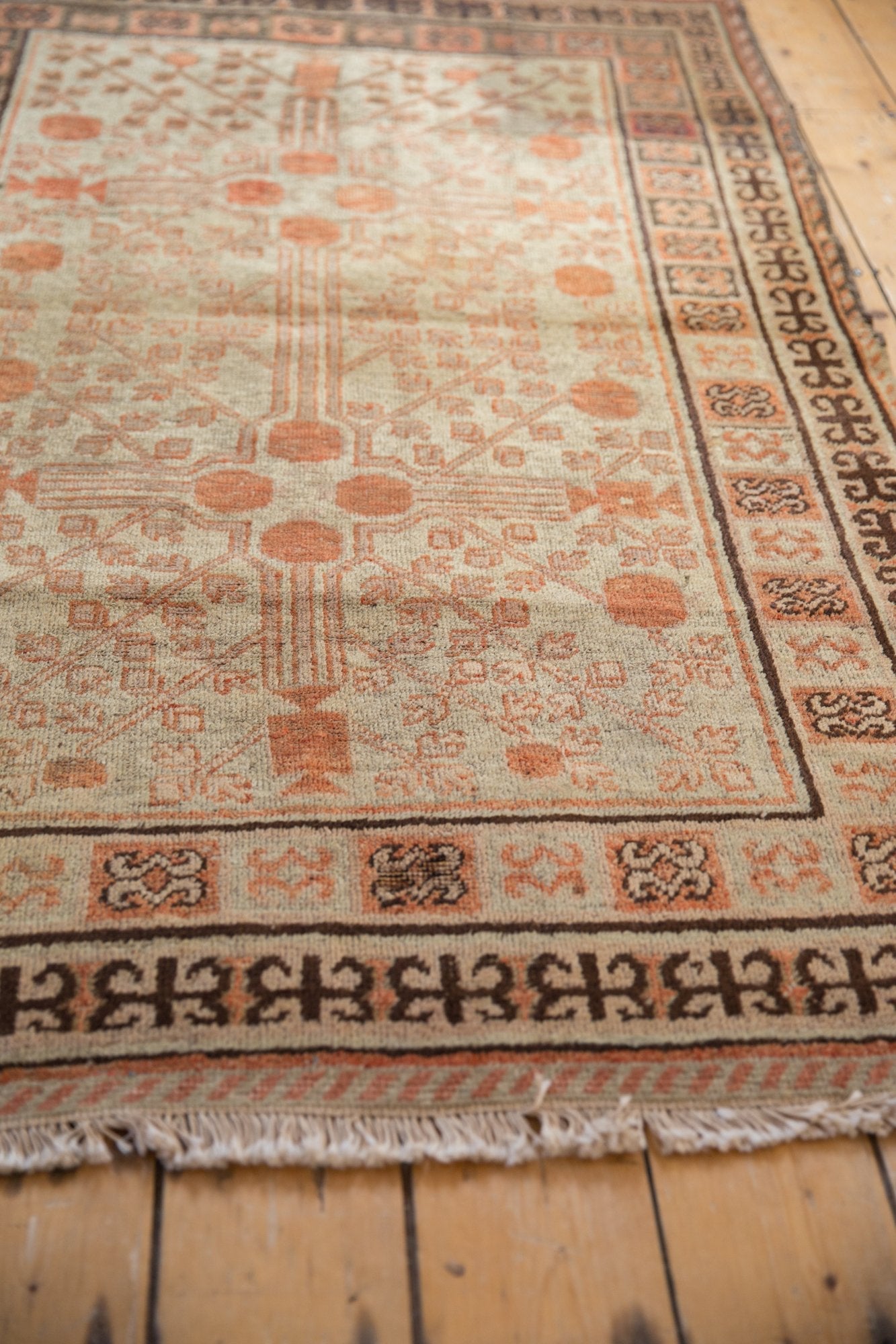 4x6.5 Vintage Distressed Samarkand Rug by Old New House® - product image 4 for Resin Society