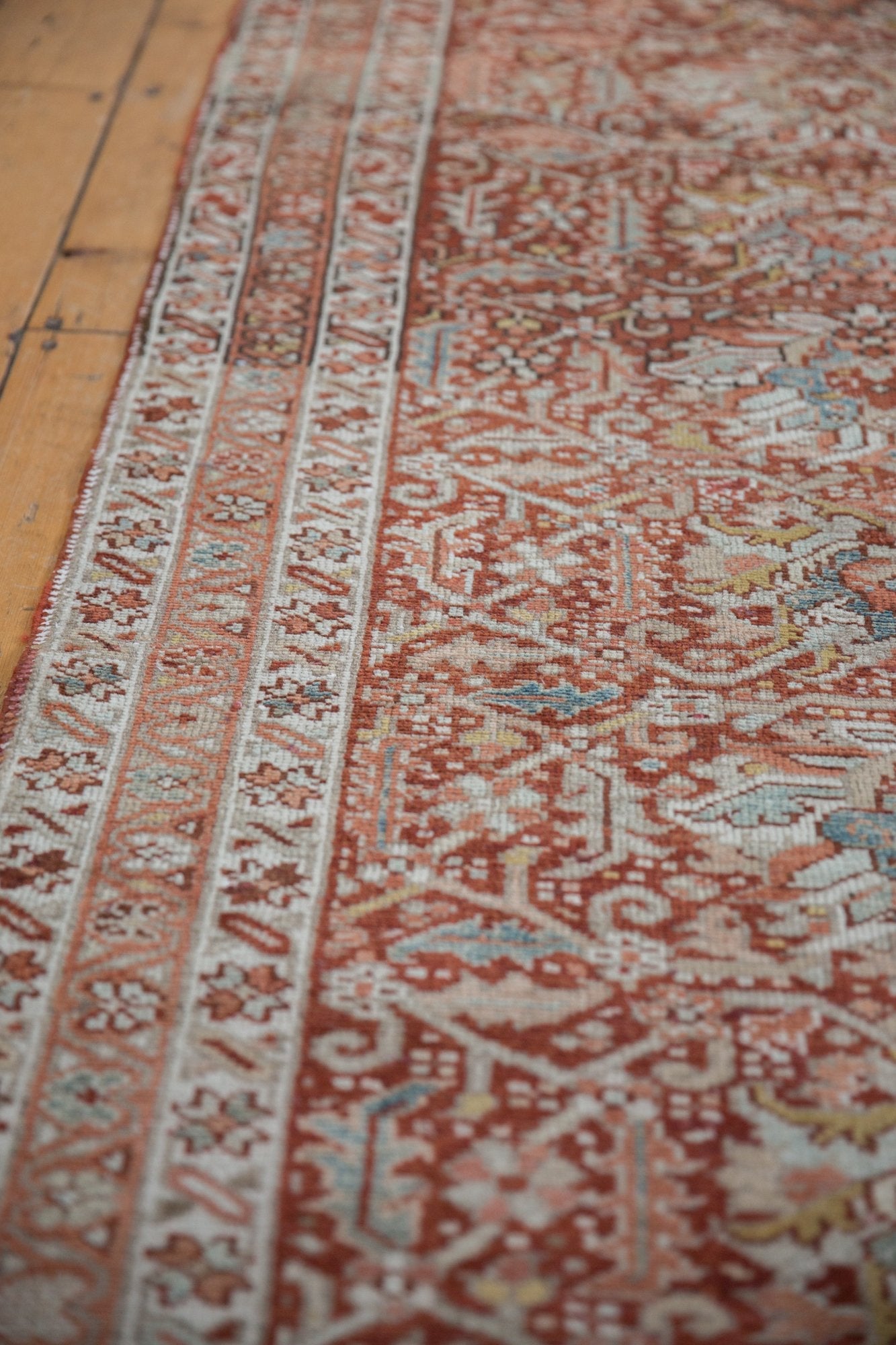 3.5x11 Vintage Distressed Karaja Rug Runner by Old New House® - product image 4 for Resin Society