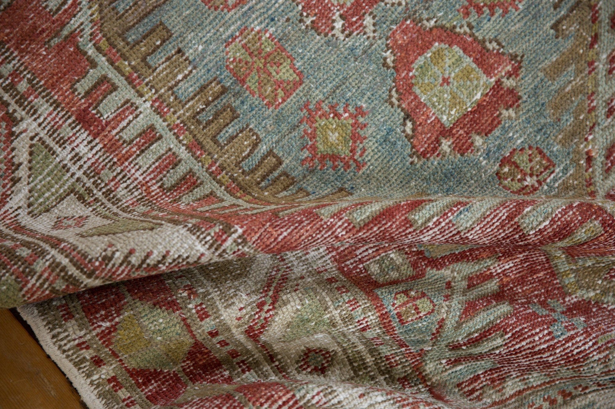 3.5x11 Vintage Distressed Heriz Rug Runner by Old New House® - product image 13 for Resin Society