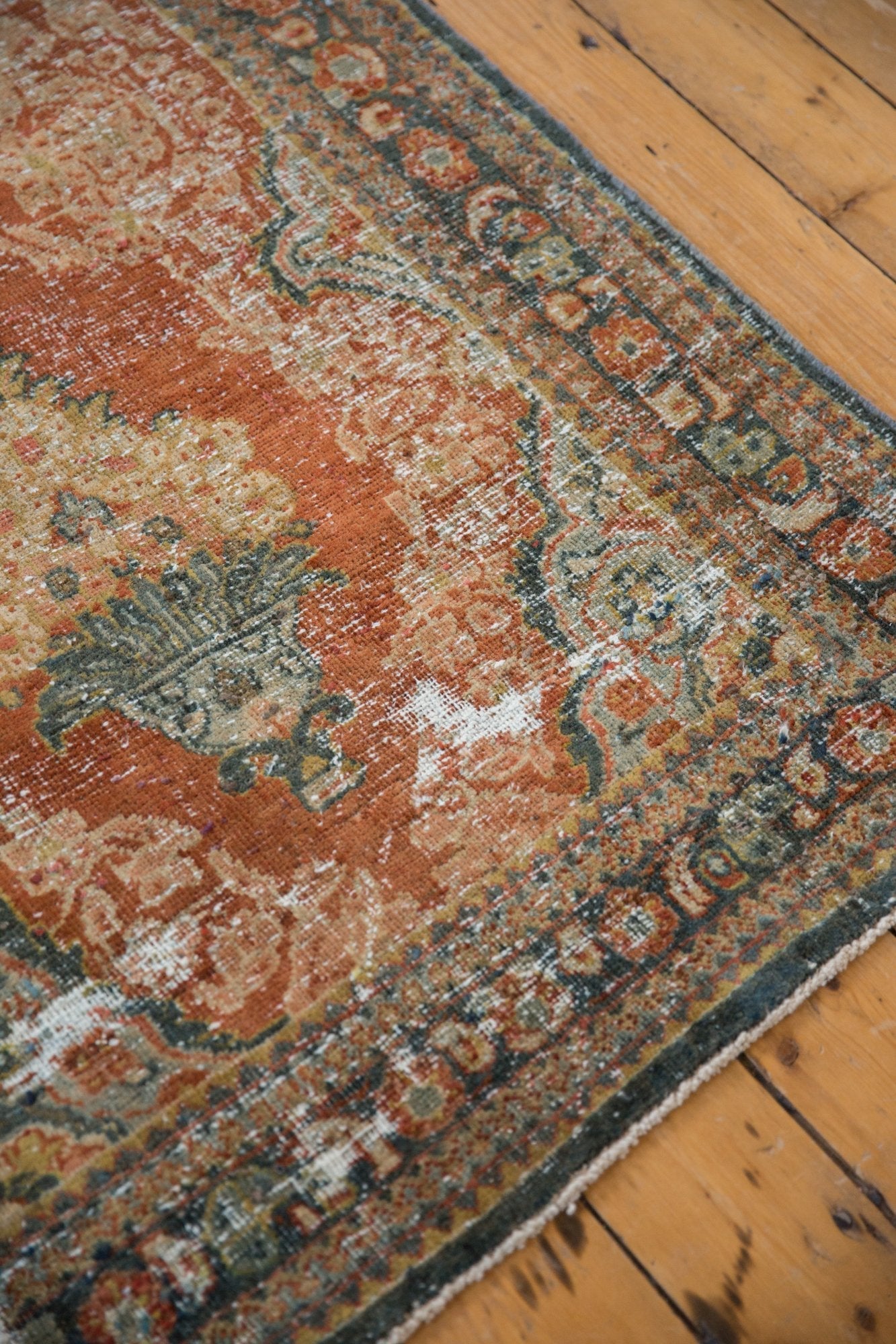 3.5x11.5 Vintage Distressed Mahal Rug Runner by Old New House® - product image 10 for Resin Society