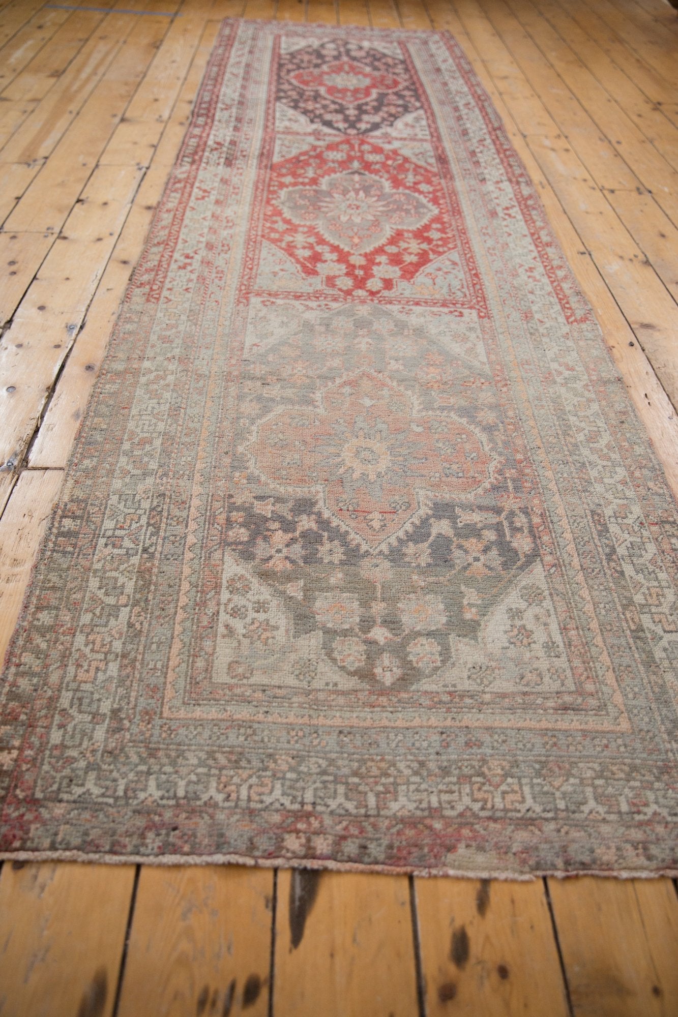 3x11.5 Vintage Distressed Anatolian Rug Runner by Old New House® - product image 3 for Resin Society
