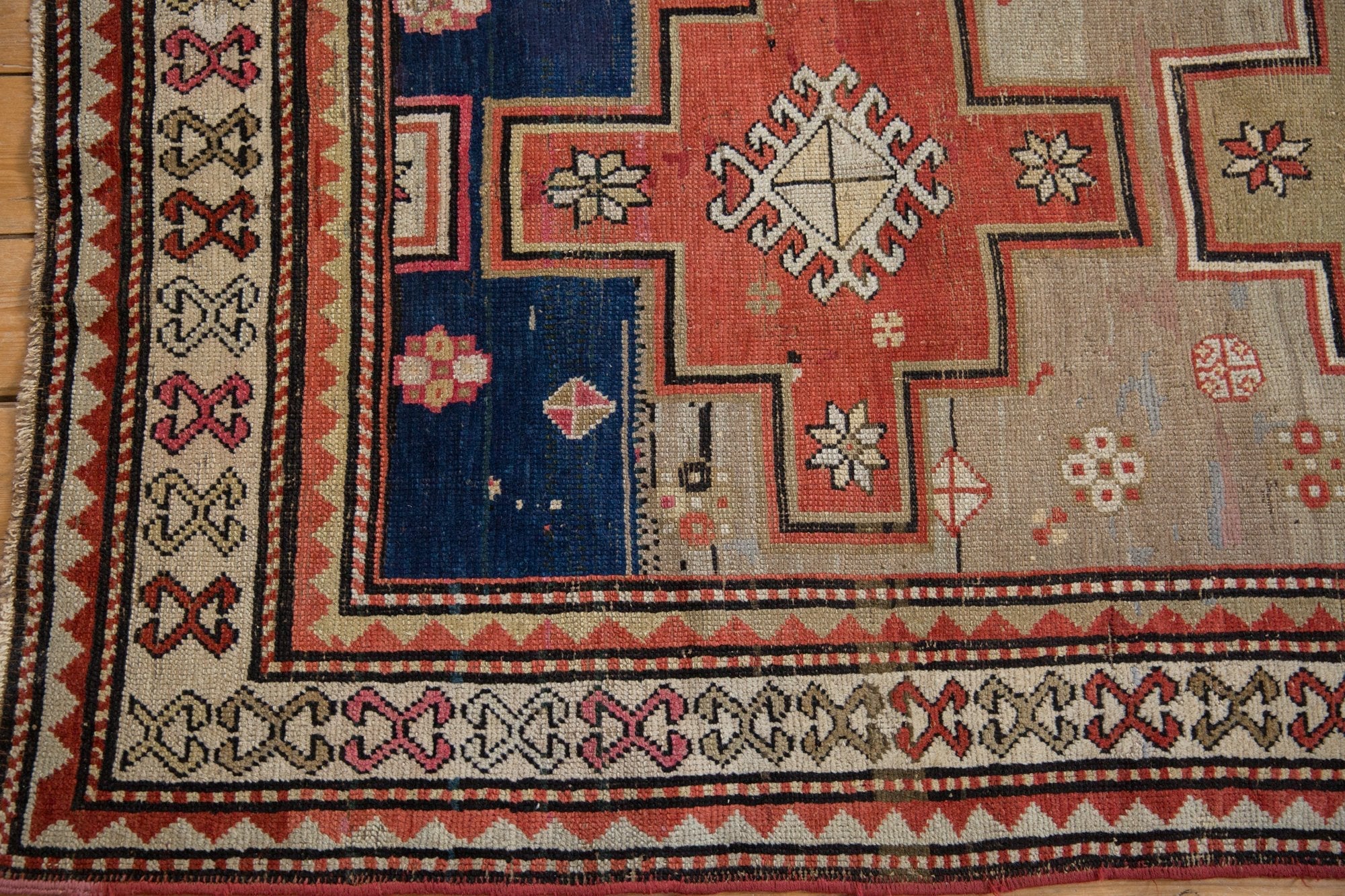 3.5x7.5 Vintage Caucasian Rug Runner by Old New House® - product image 7 for Resin Society