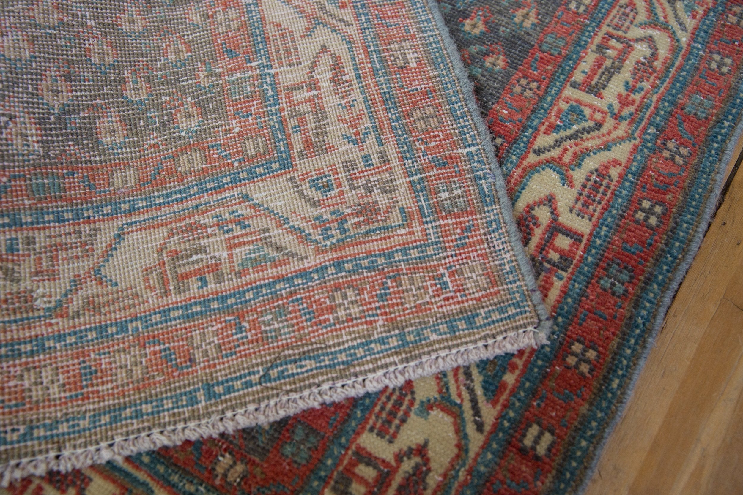 3.5x9.5 Vintage Distressed Serbend Rug Runner by Old New House® - product image 10 for Resin Society