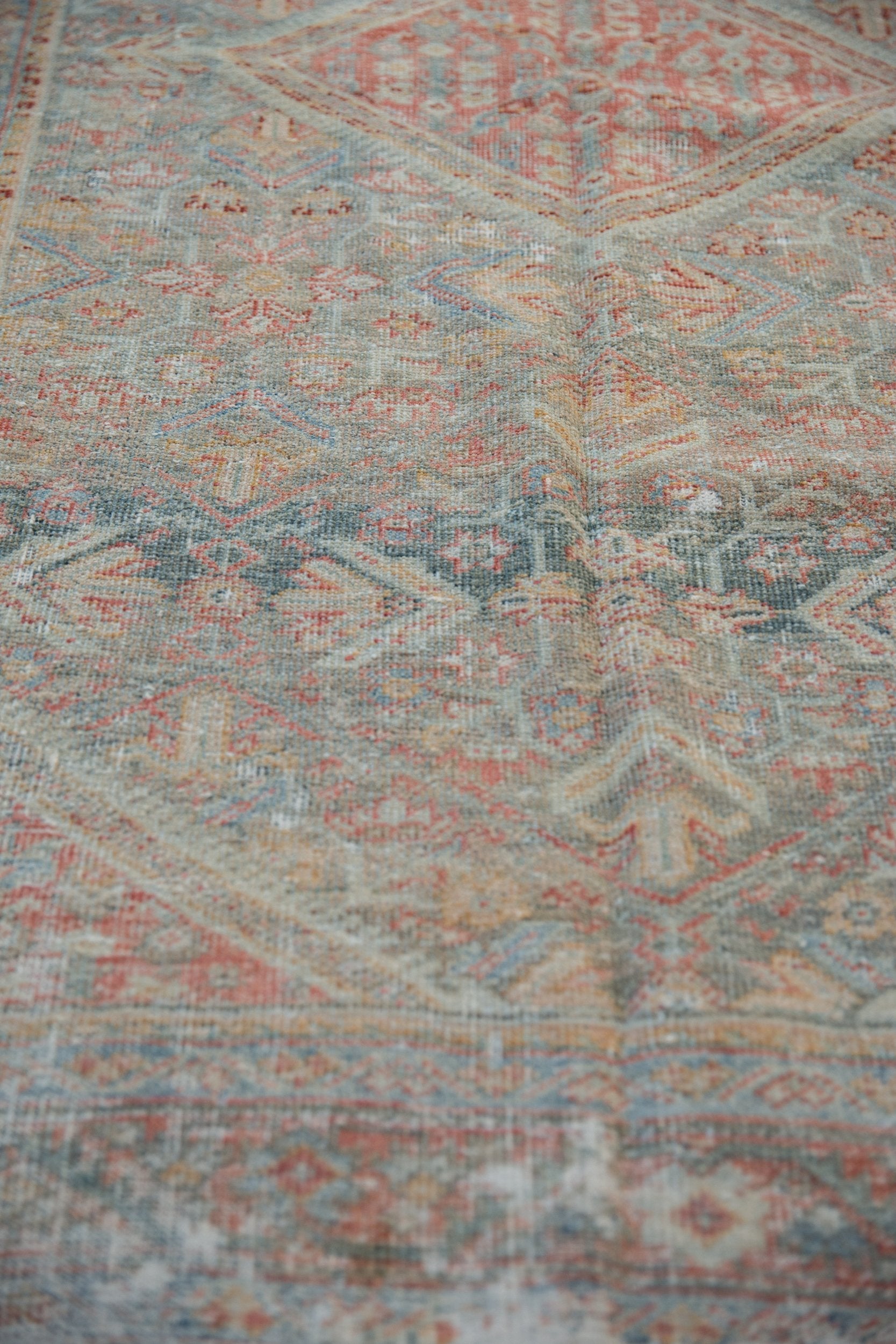 4x6.5 Vintage Distressed Mahal Rug by Old New House® - product image 8 for Resin Society