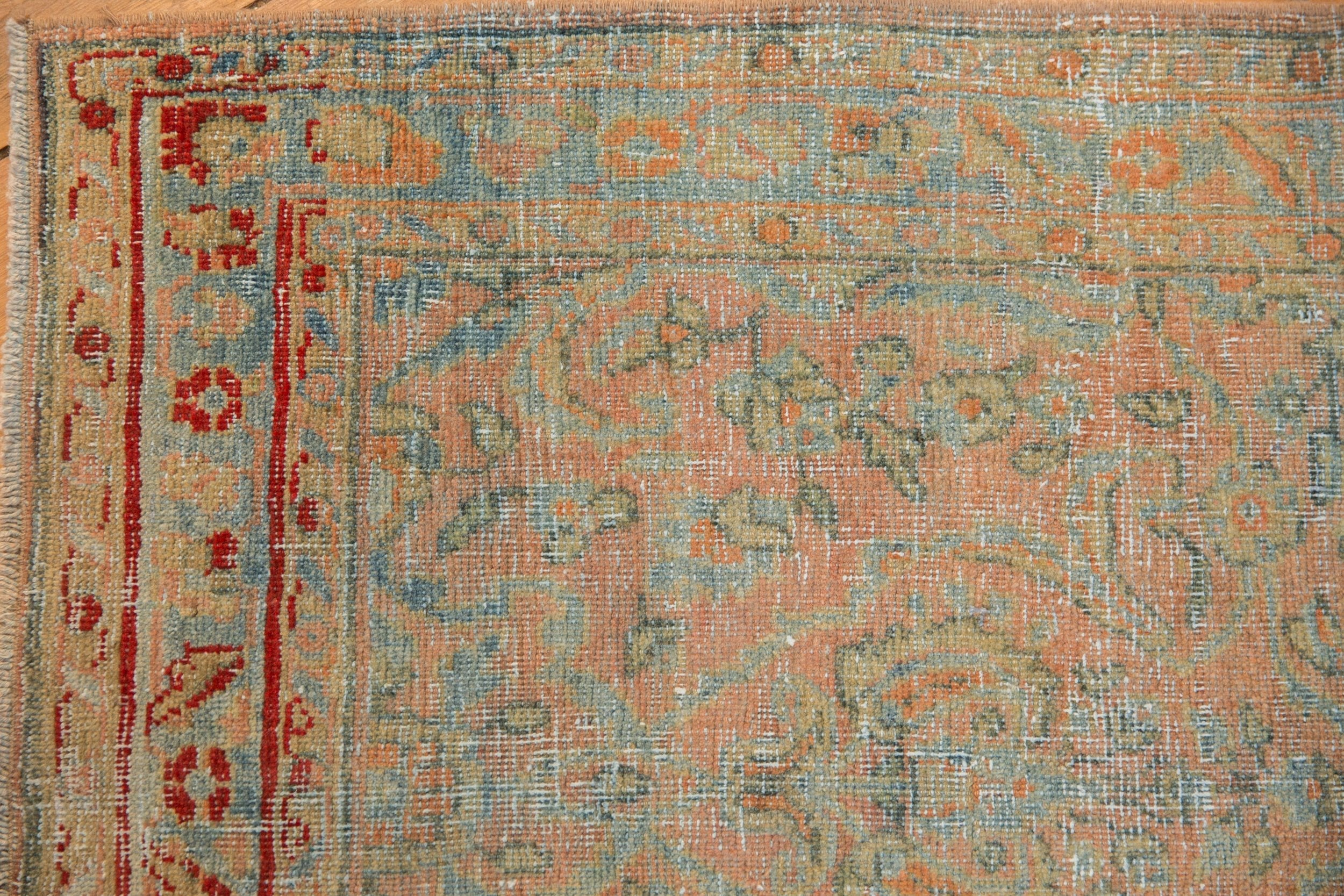 2.5x19 Vintage Distressed Sarouk Rug Runner by Old New House® - product image 3 for Resin Society