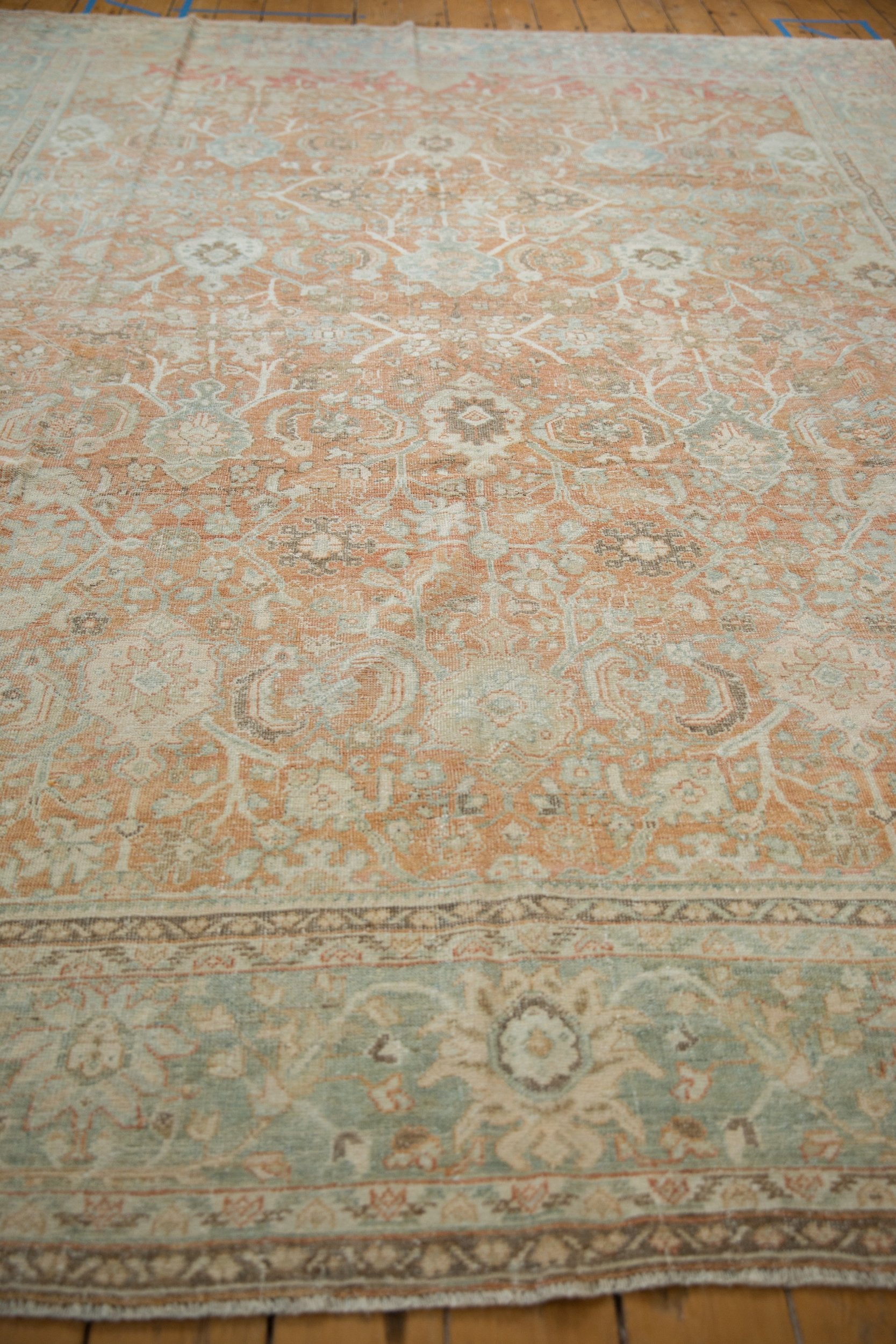 9x11.5 Vintage Distressed Mahal Carpet by Old New House® - product image 4 for Resin Society