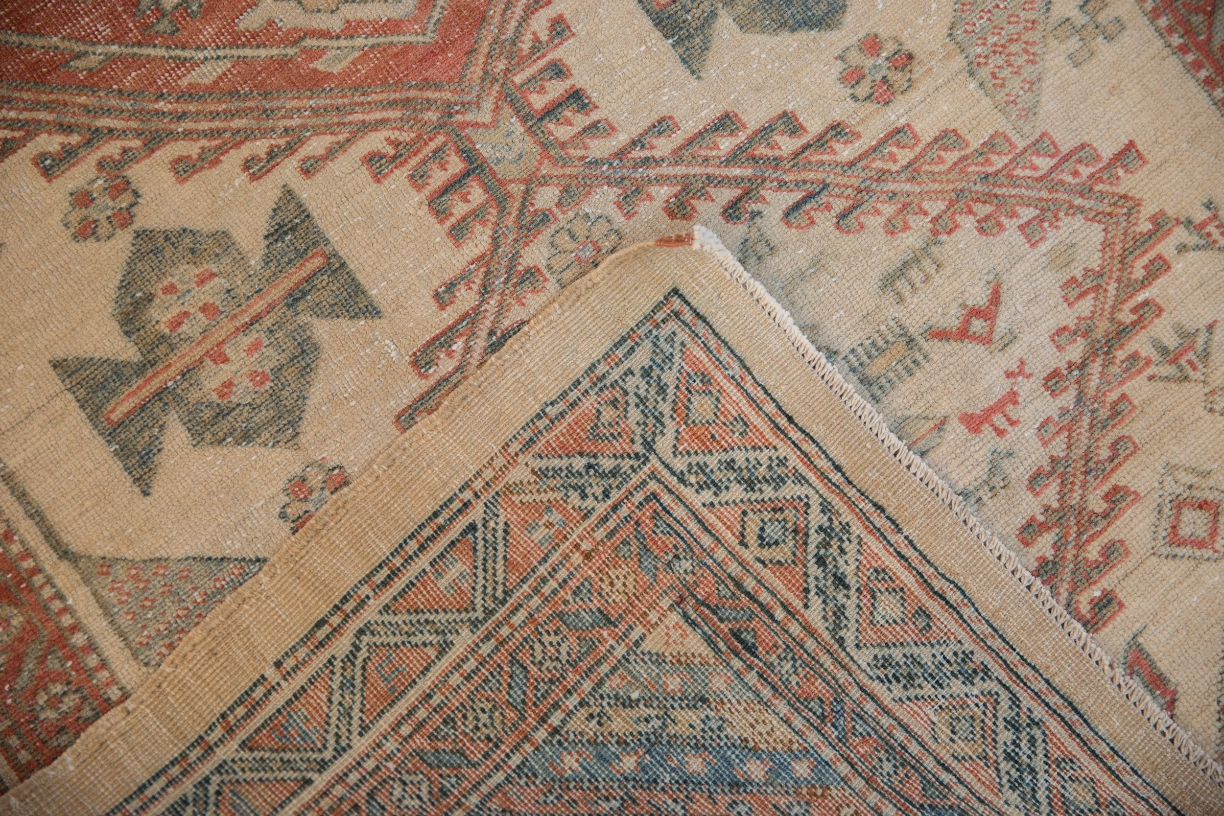 3x13.5 Vintage Distressed Serab Rug Runner by Old New House® - product image 12 for Resin Society