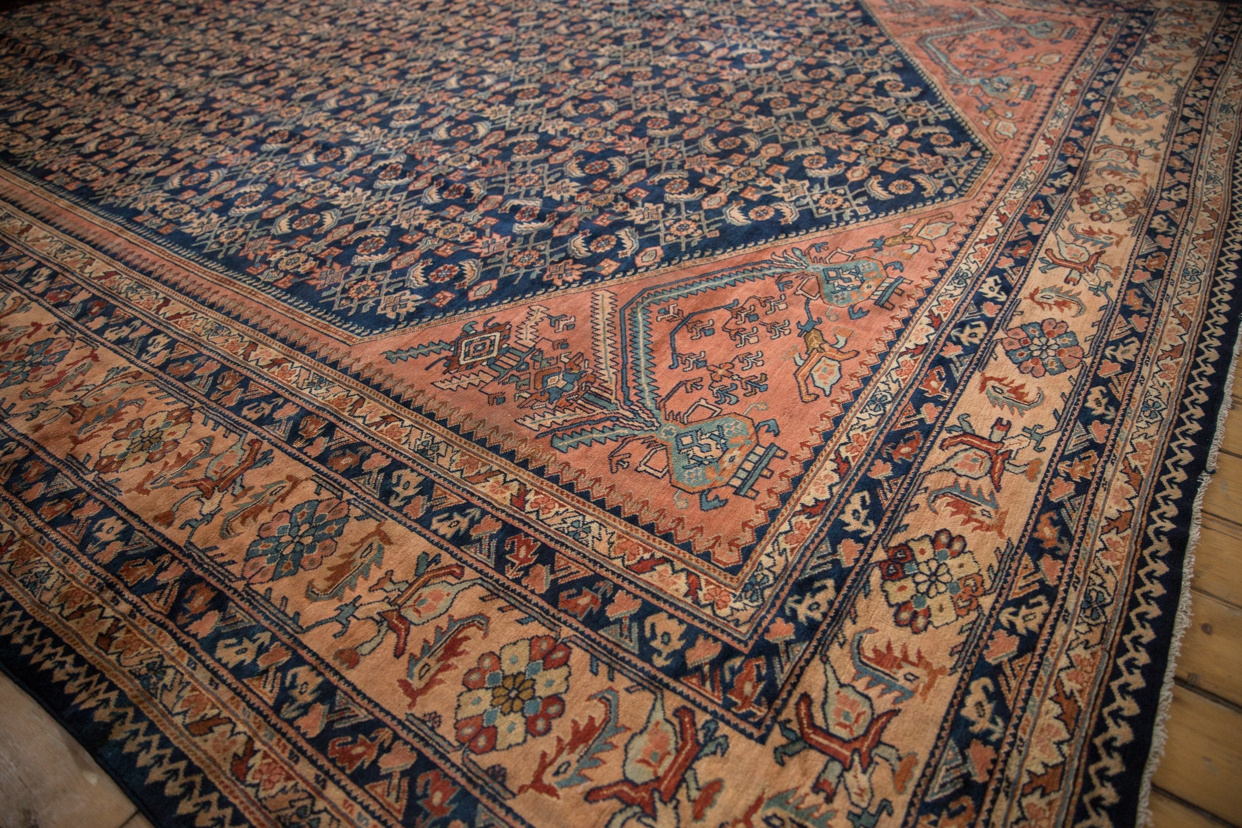 12x18.5 Vintage Fine Lilihan Carpet by Old New House® - product image 4 for Resin Society