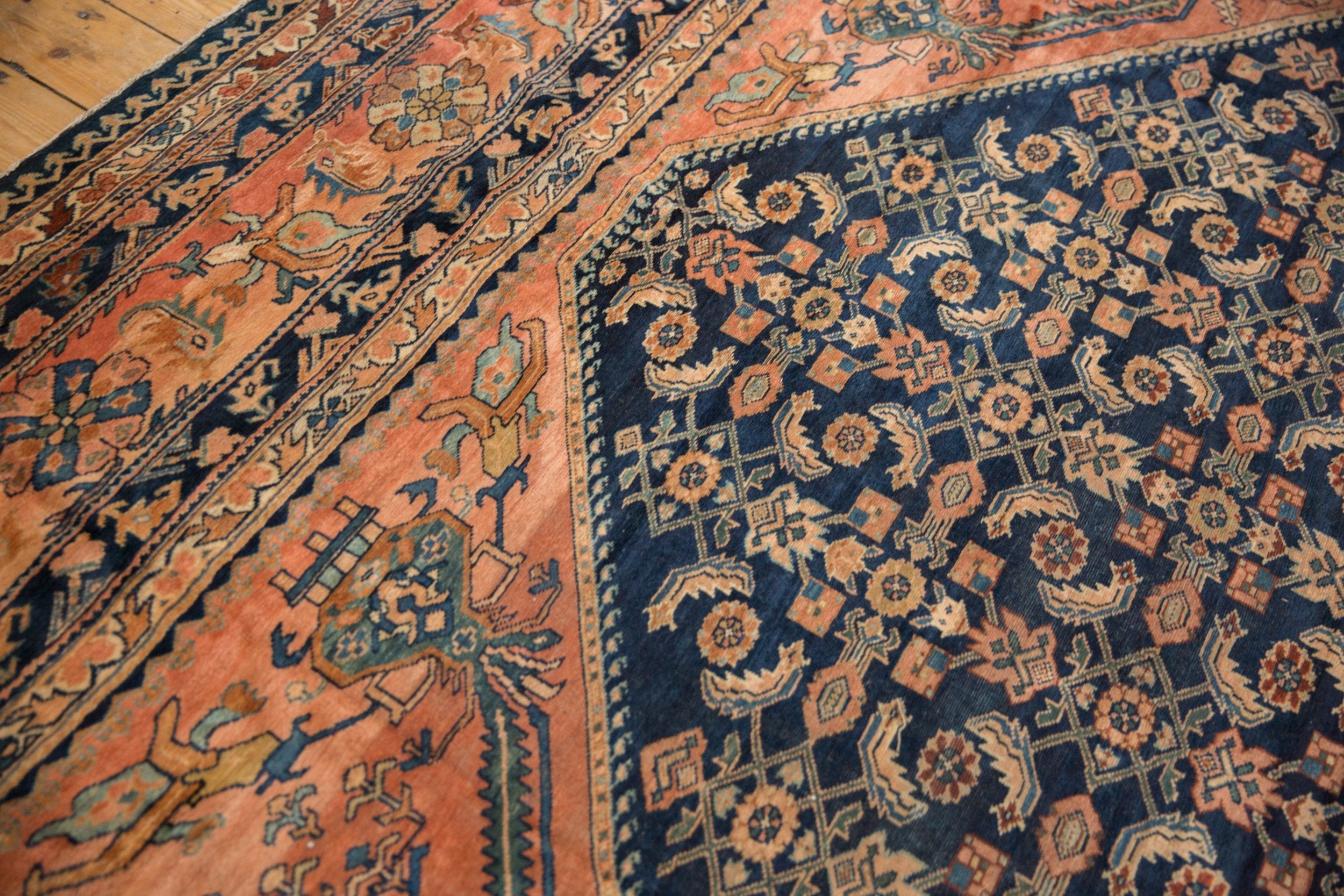 12x18.5 Vintage Fine Lilihan Carpet by Old New House® - product image 13 for Resin Society
