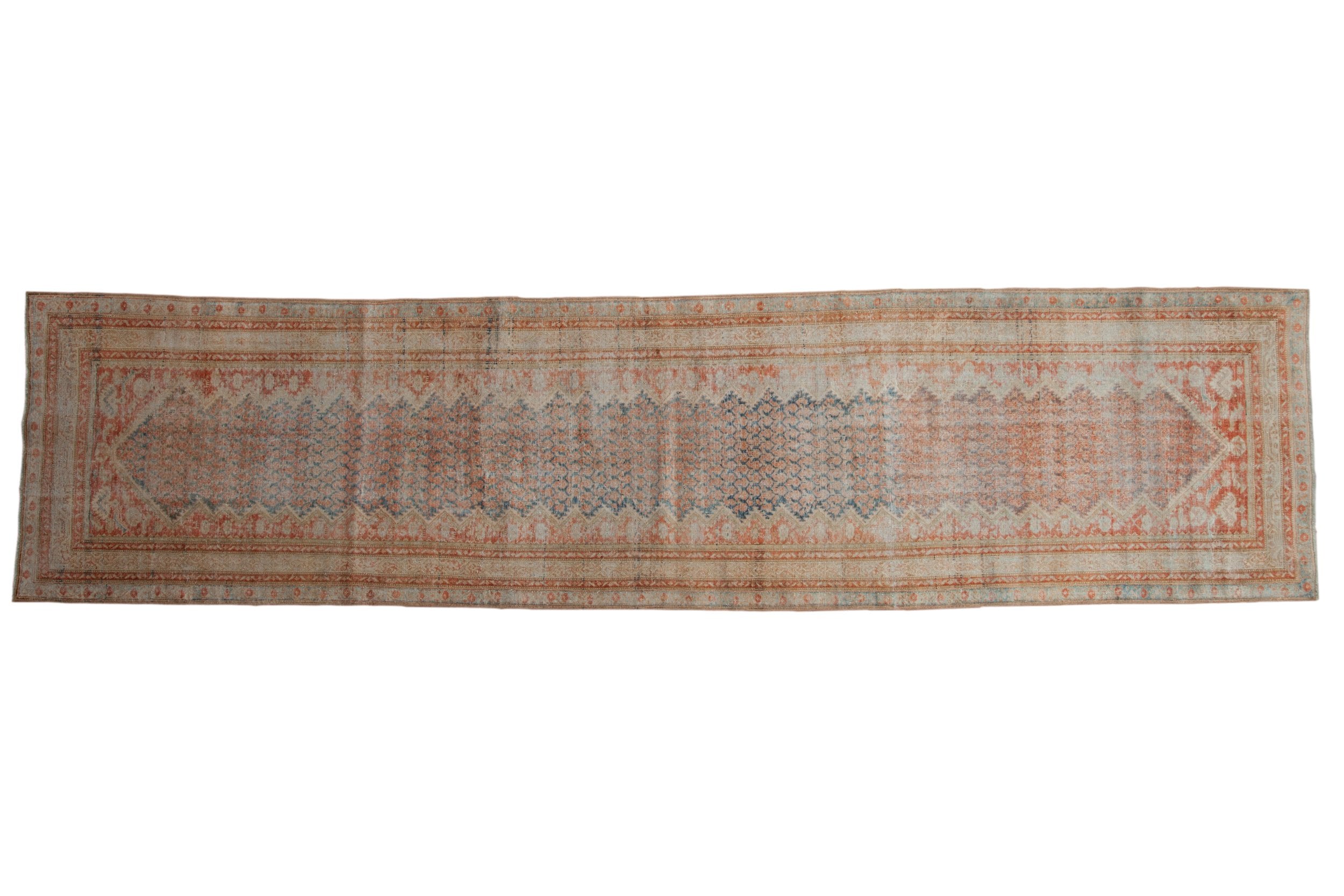 3.5x13.5 Vintage Fine Distressed Mahal Rug Runner by Old New House® - main product image for Resin Society