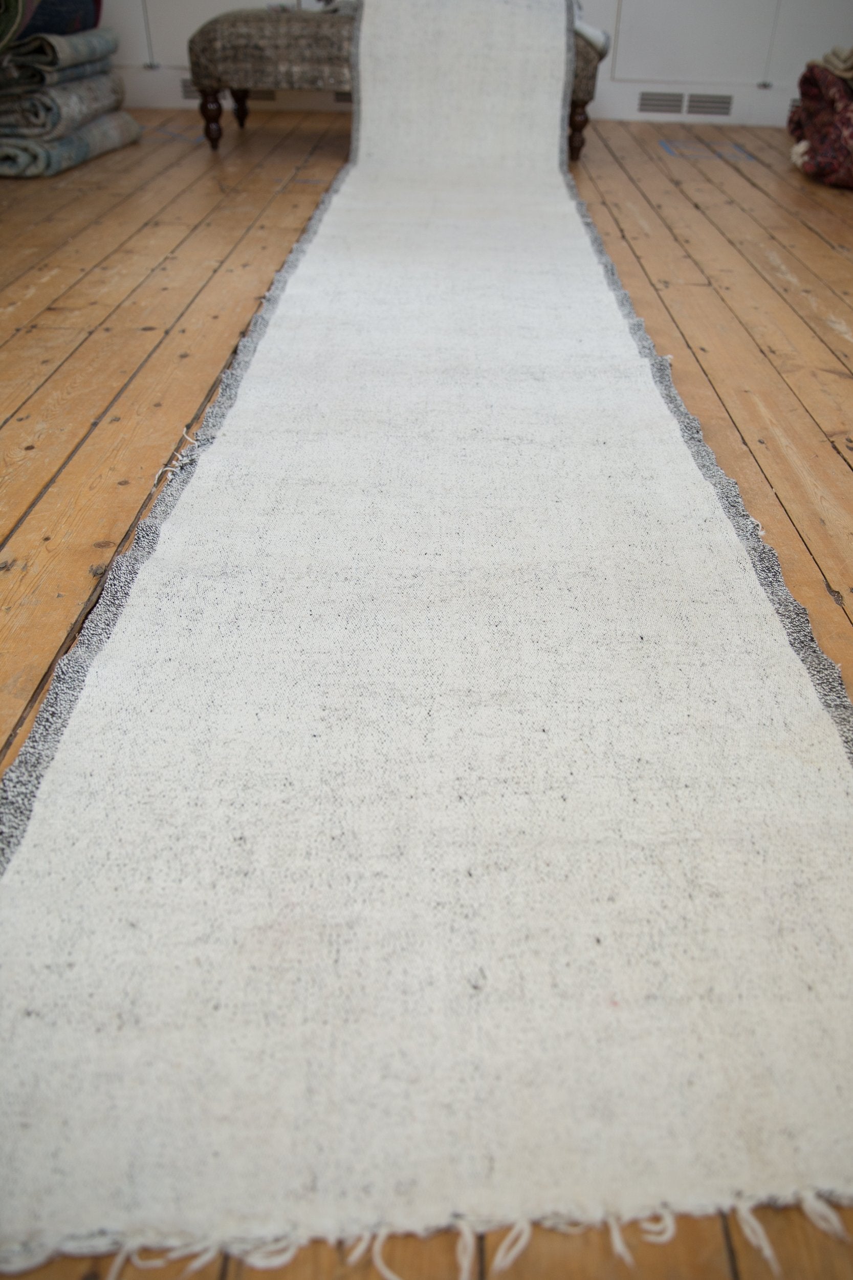 2.5x47.5 Vintage Turkish Flatweave Design Rug Runner by Old New House® - product image 7 for Resin Society