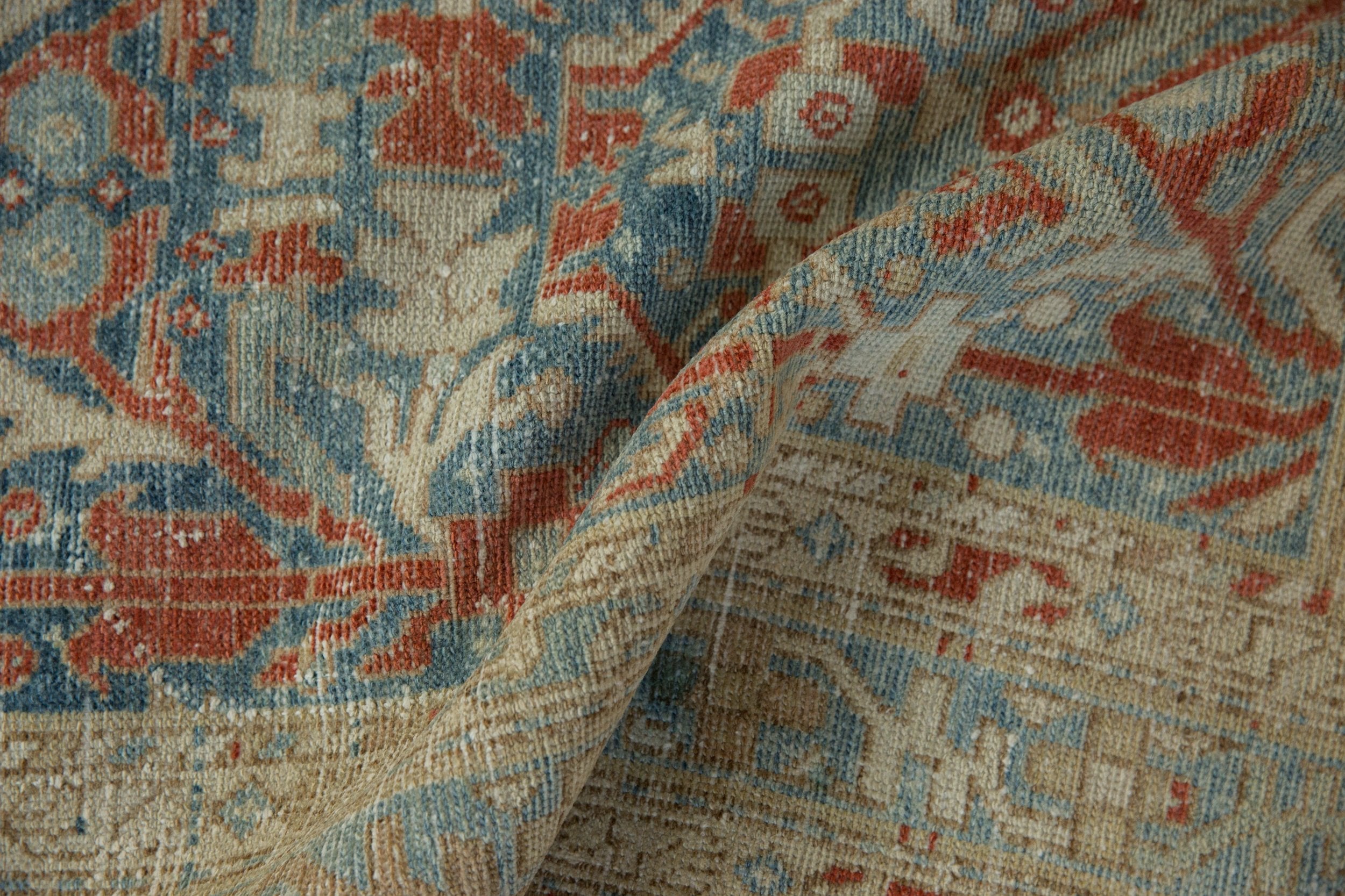 4x13.5 Vintage Distressed Hamadan Rug Runner by Old New House® - product image 9 for Resin Society