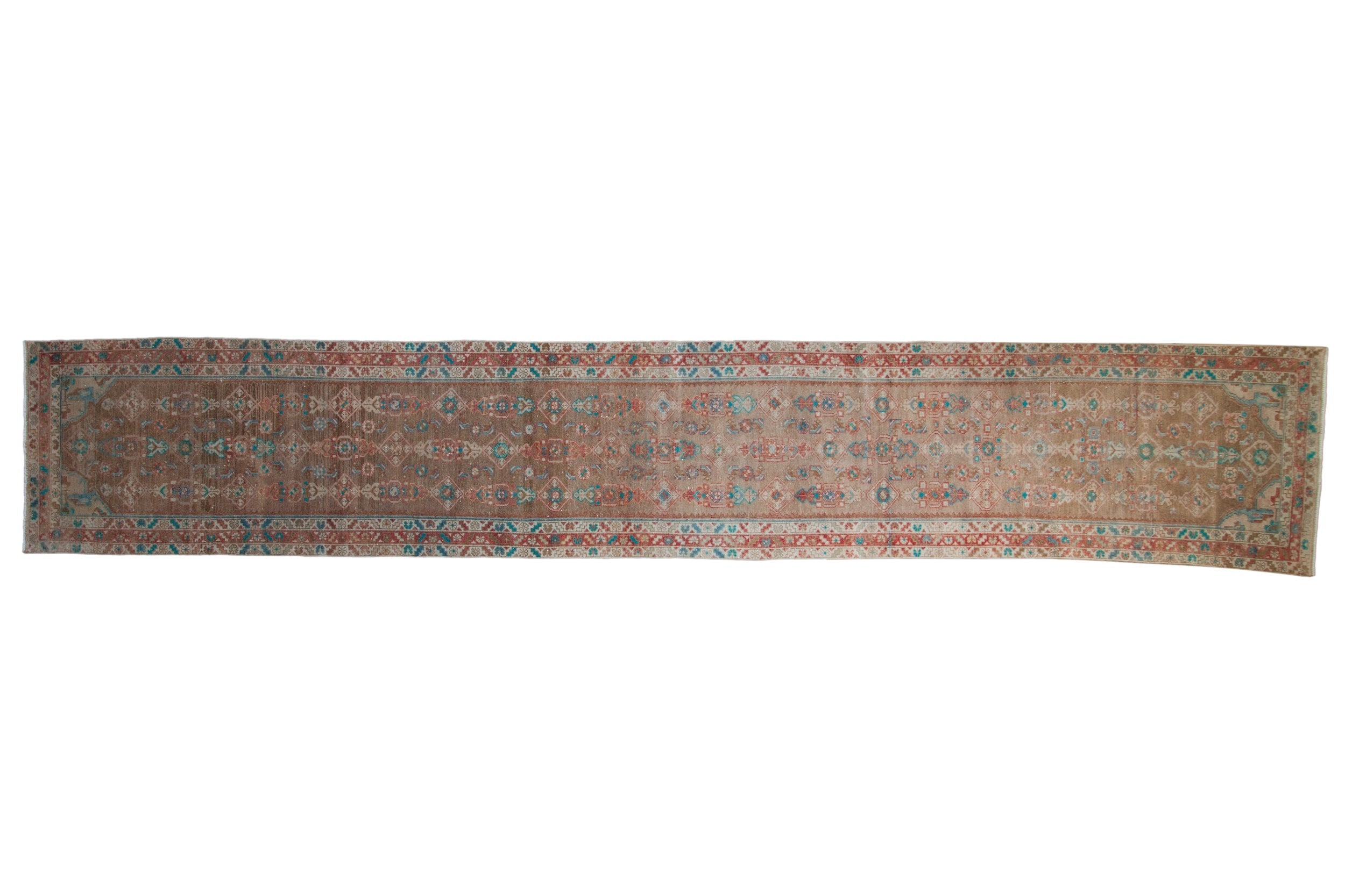 3x16 Vintage Distressed Fragment Hamadan Rug Runner by Old New House® - main product image for Resin Society