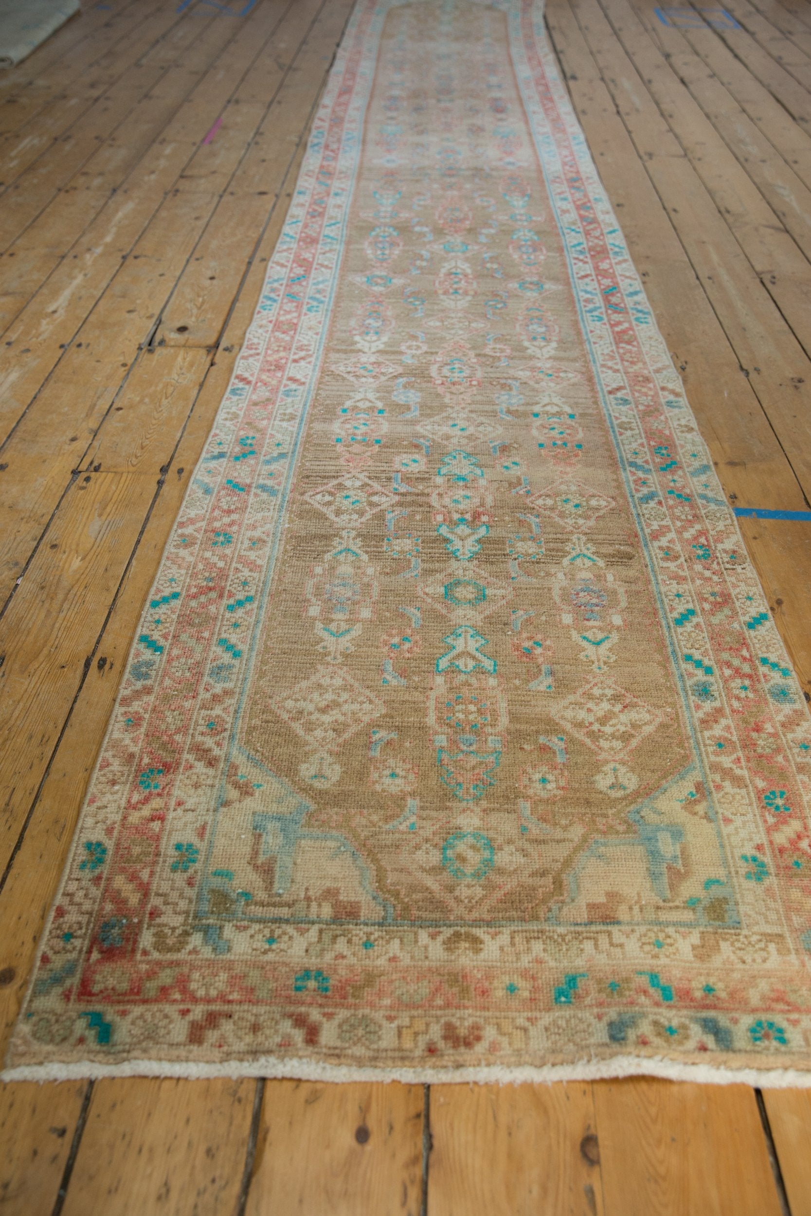 3x16 Vintage Distressed Fragment Hamadan Rug Runner by Old New House® - product image 4 for Resin Society
