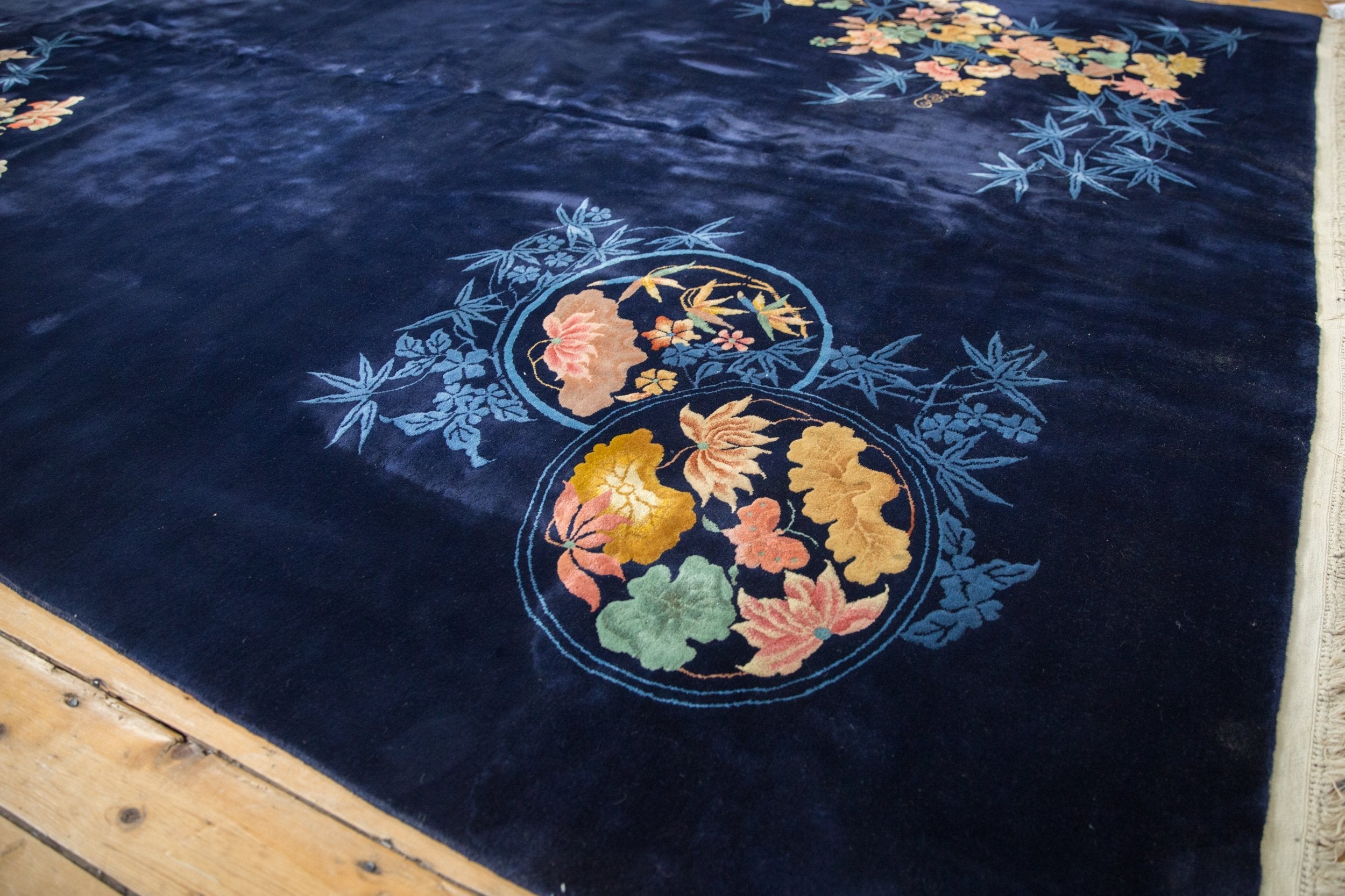 9.5x14 Vintage Nichols Art Deco Carpet by Old New House® - product image 3 for Resin Society