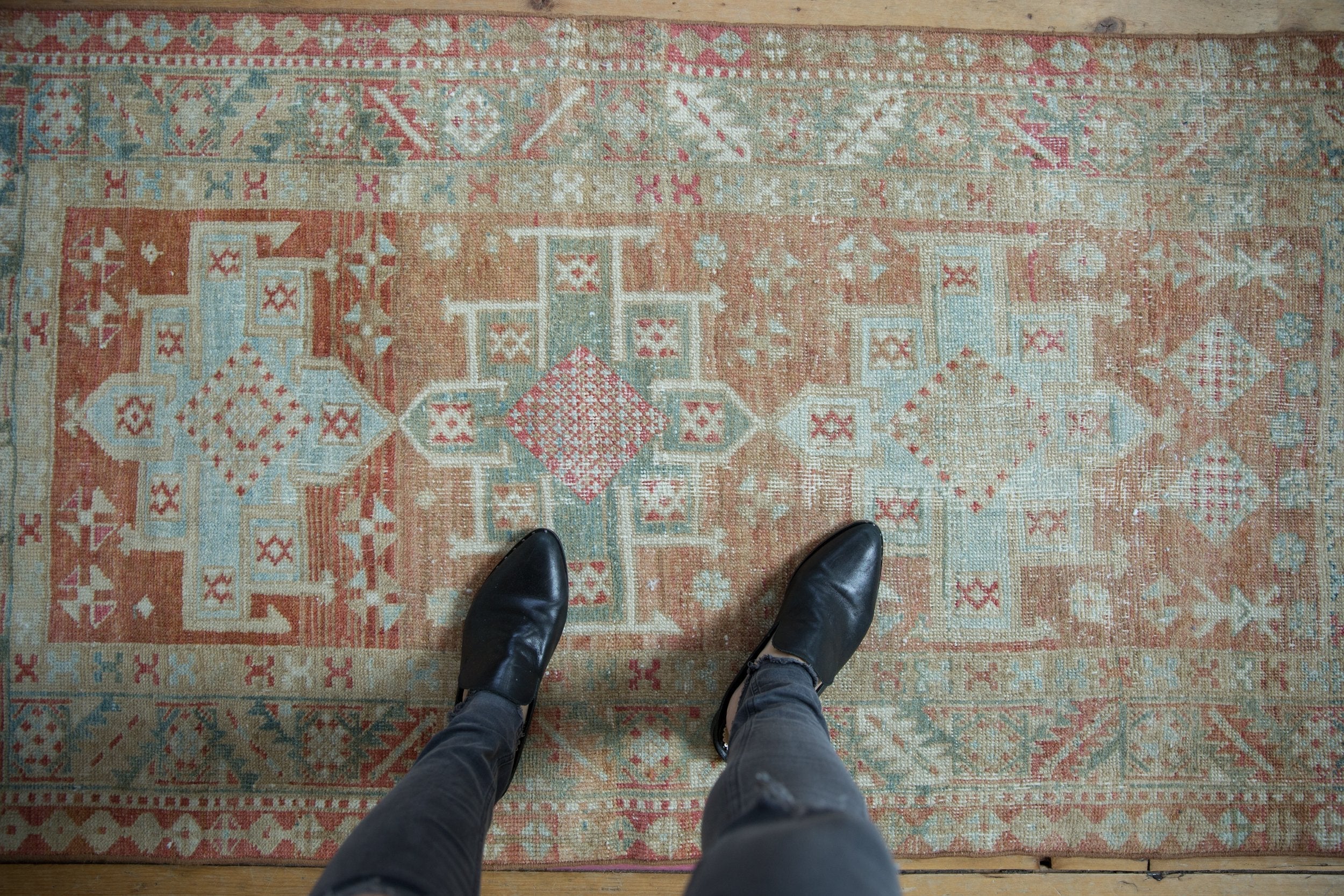 3x5.5 Vintage Distressed Karaja Rug by Old New House® - product image 2 for Resin Society