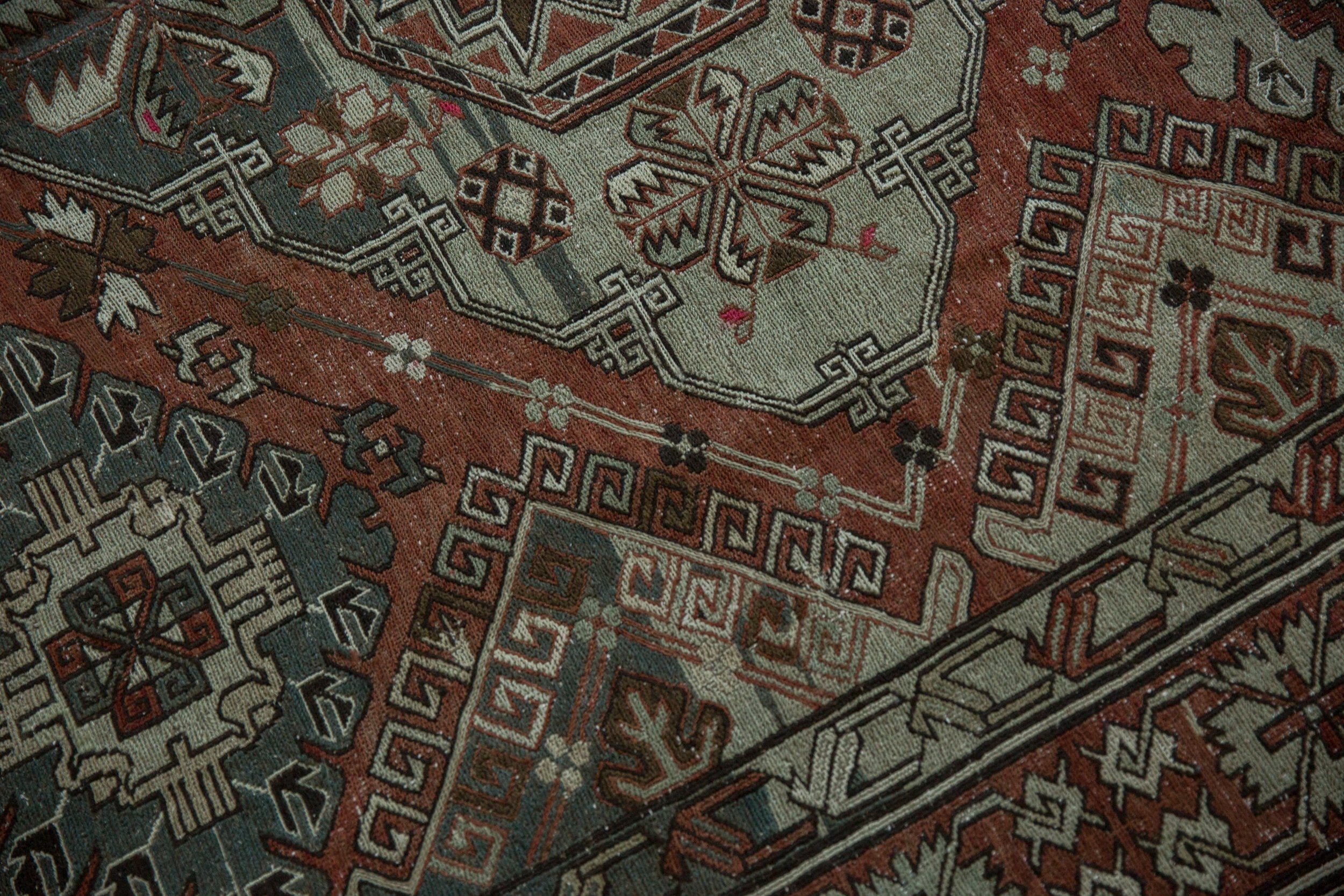 6.5x11.5 Vintage Distressed Soumac Design Carpet by Old New House® - product image 6 for Resin Society