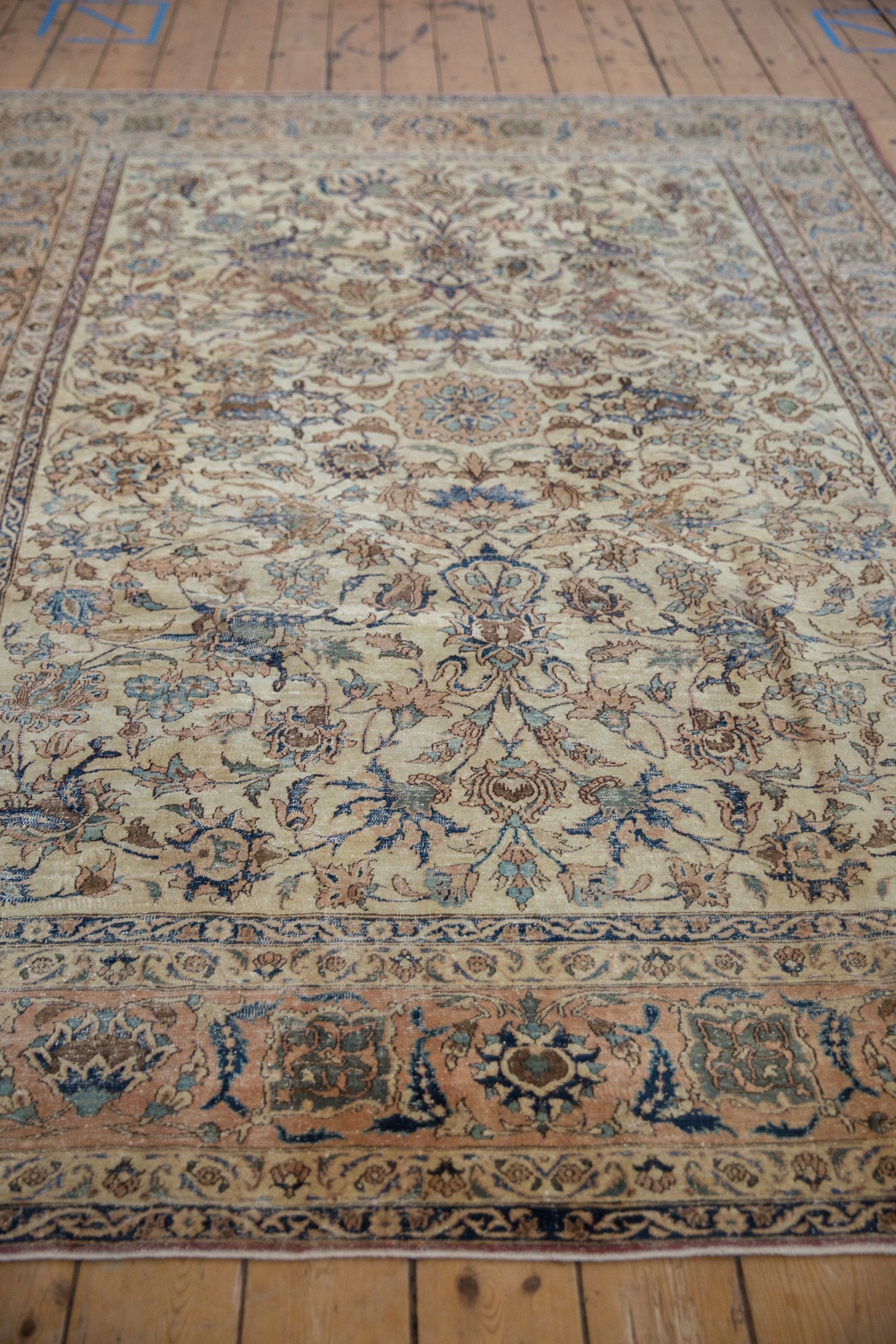 7x9.5 Vintage Distressed Isfahan Carpet by Old New House® - product image 7 for Resin Society