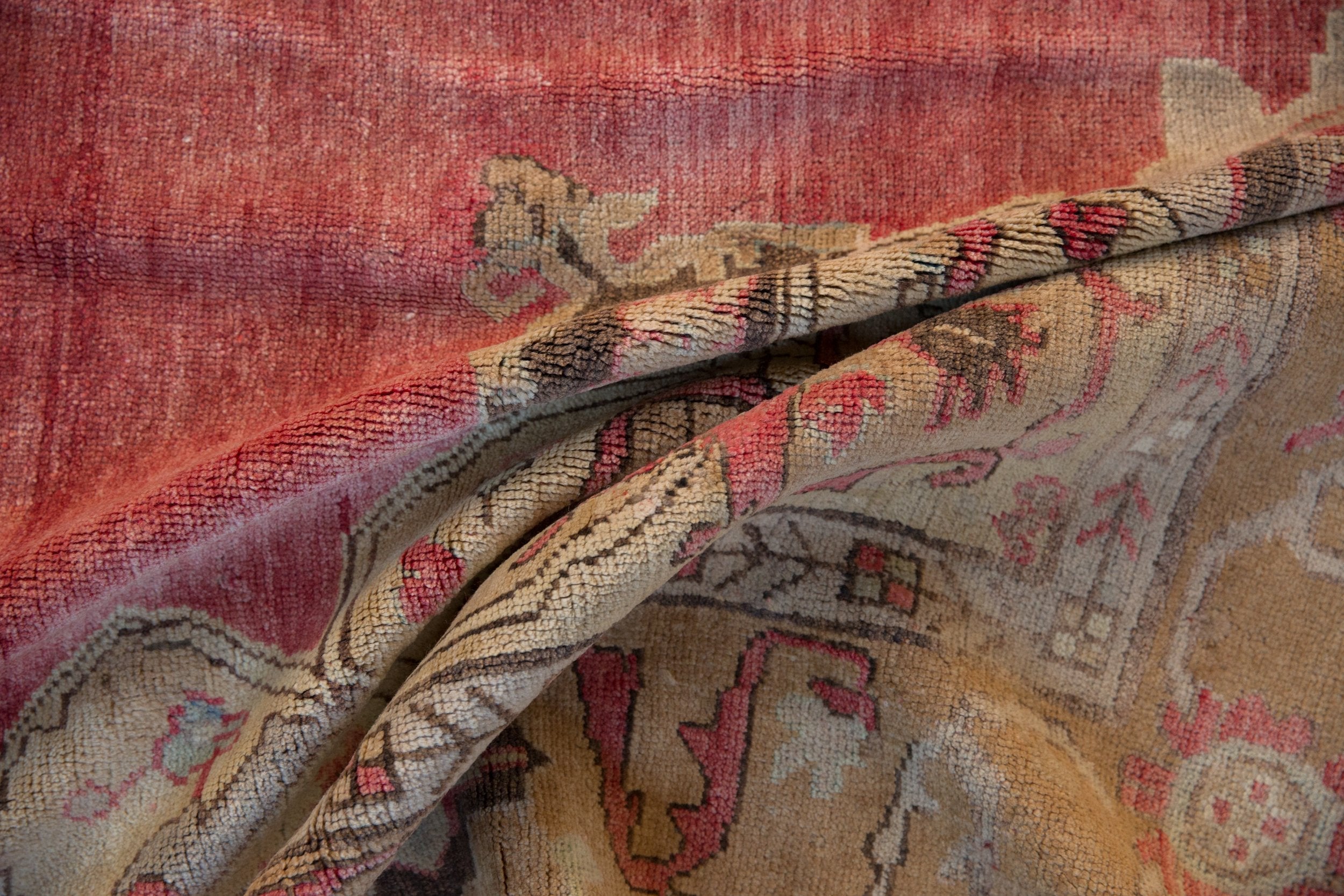 RESERVED 7.5x11 Vintage Distressed Oushak Carpet