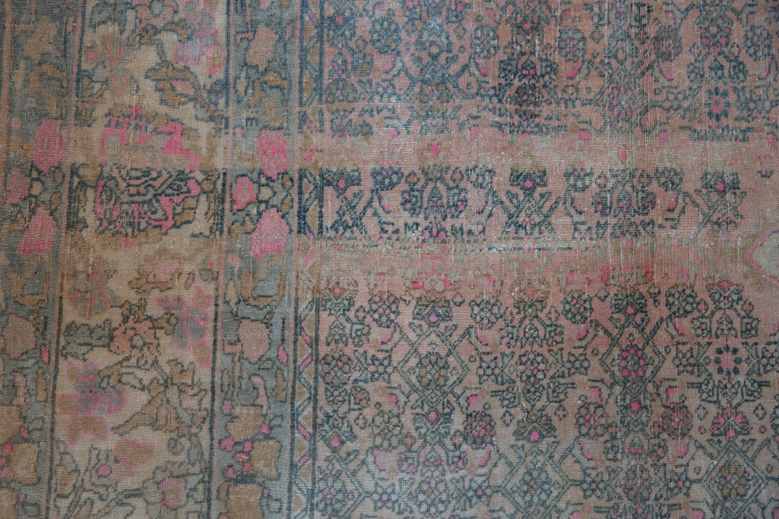 7x10.5 Vintage Distressed Bijar Carpet by Old New House® - product image 12 for Resin Society