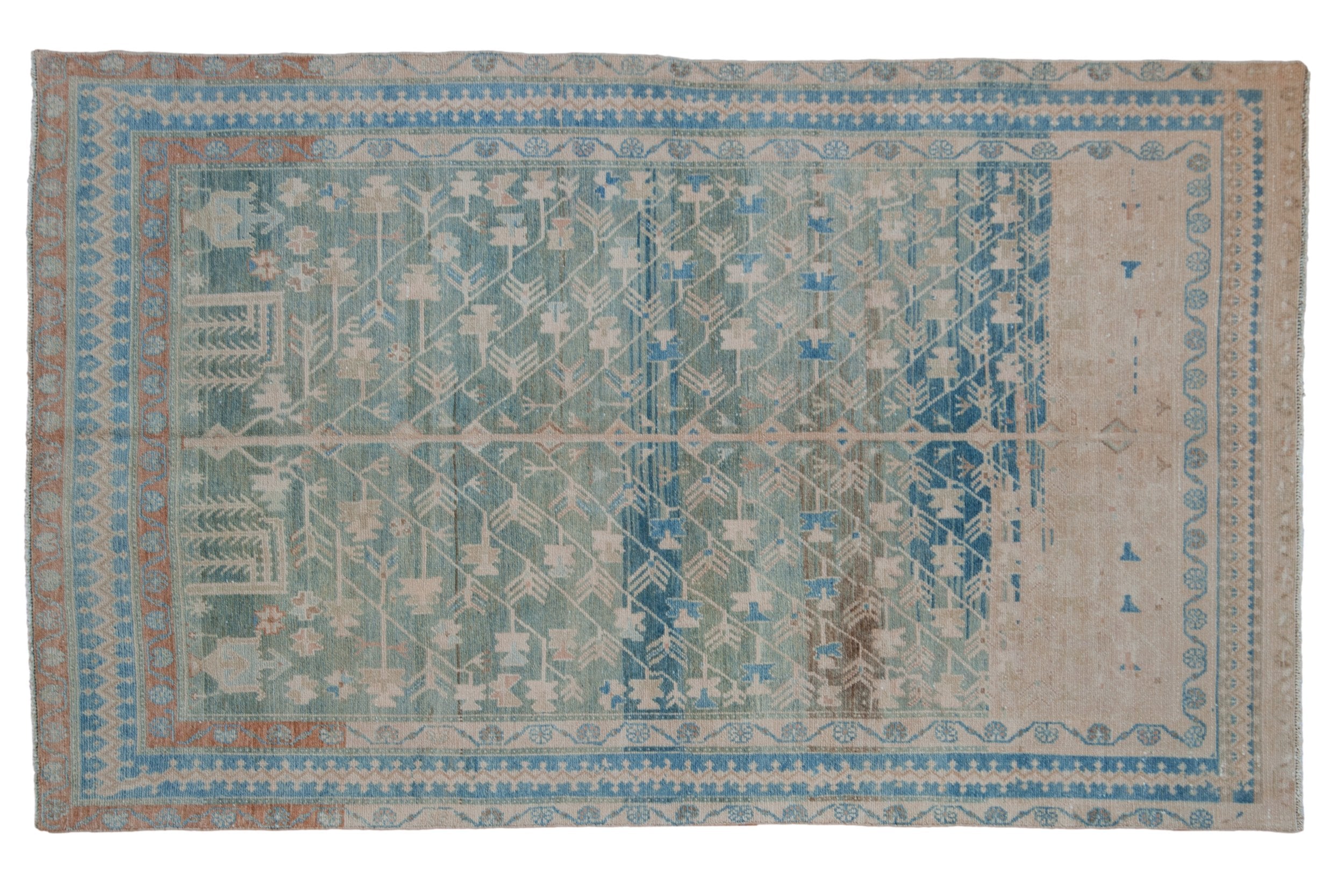 4.5x8 Vintage Fine Distressed Hamadan Rug by Old New House® - main product image for Resin Society