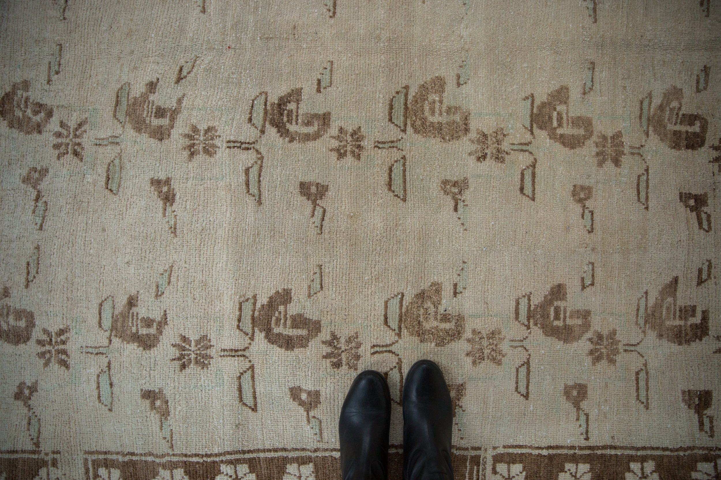 6x8.5 Vintage Distressed Oushak Carpet by Old New House® - product image 2 for Resin Society