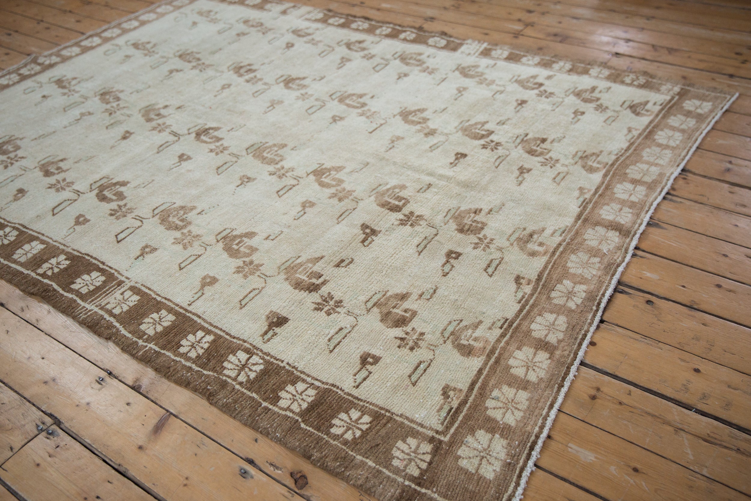 6x8.5 Vintage Distressed Oushak Carpet by Old New House® - product image 3 for Resin Society