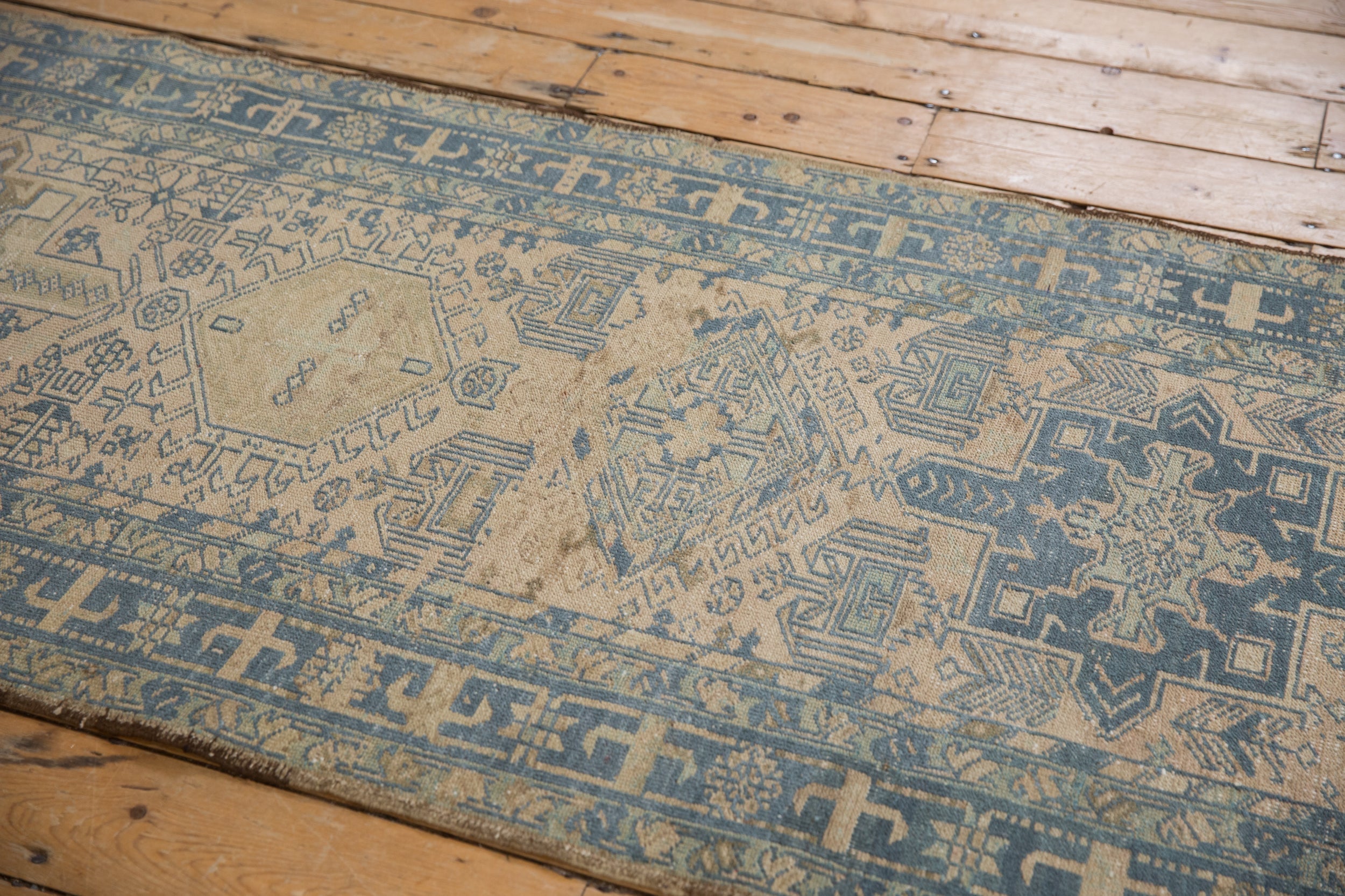 3x11 Vintage Distressed Karaja Rug Runner by Old New House® - product image 10 for Resin Society