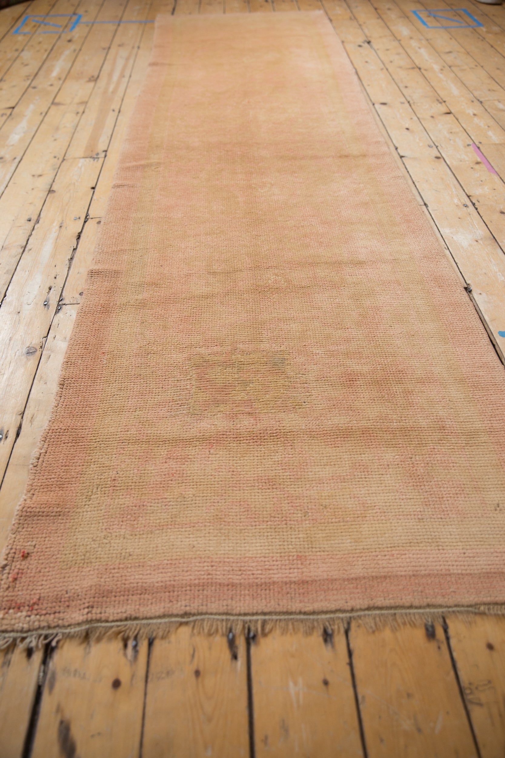 3x11.5 Vintage Distressed Oushak Rug Runner by Old New House® - product image 3 for Resin Society