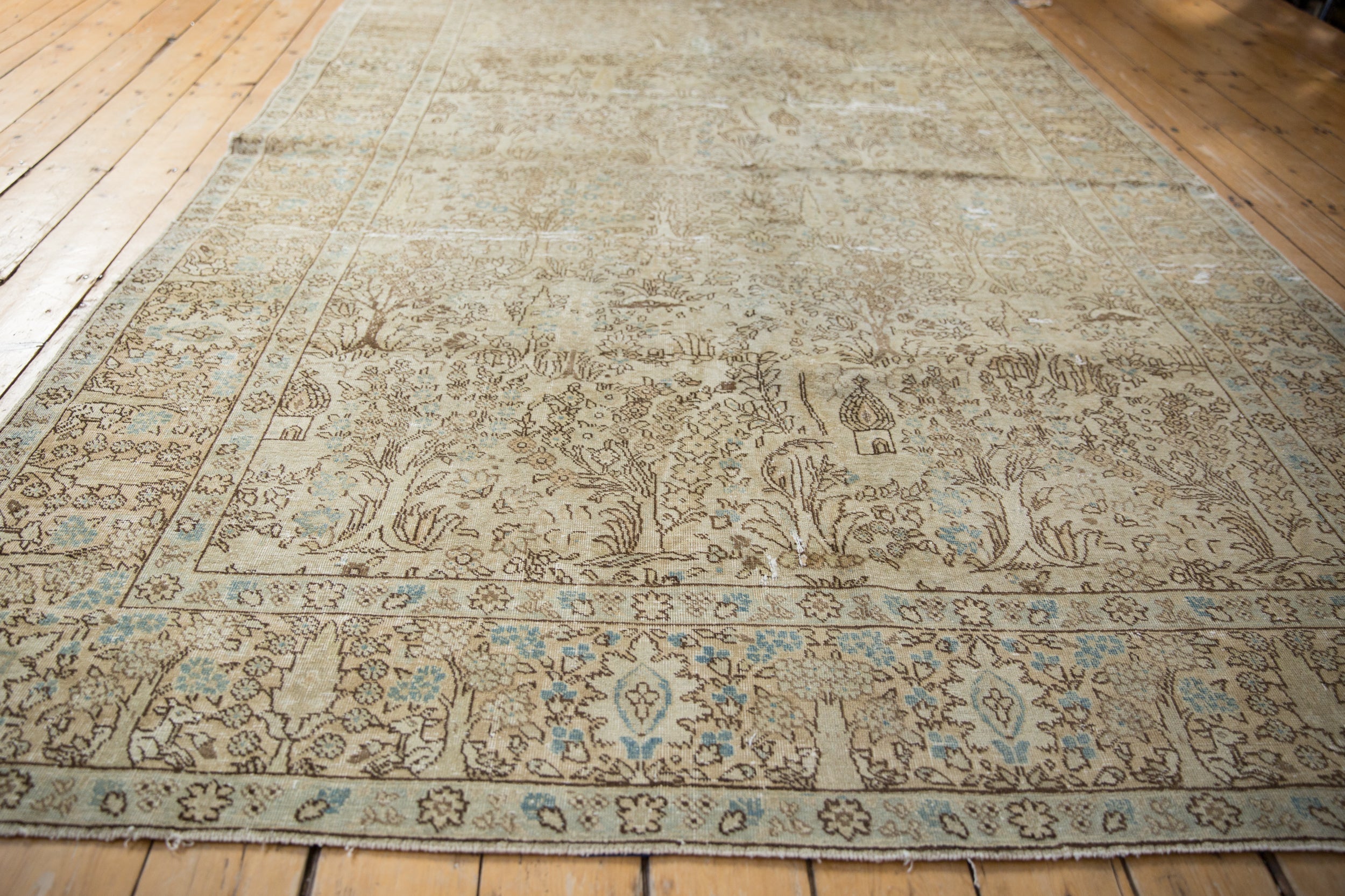 6.5x9.5 Vintage Distressed Tabriz Carpet by Old New House® - product image 4 for Resin Society