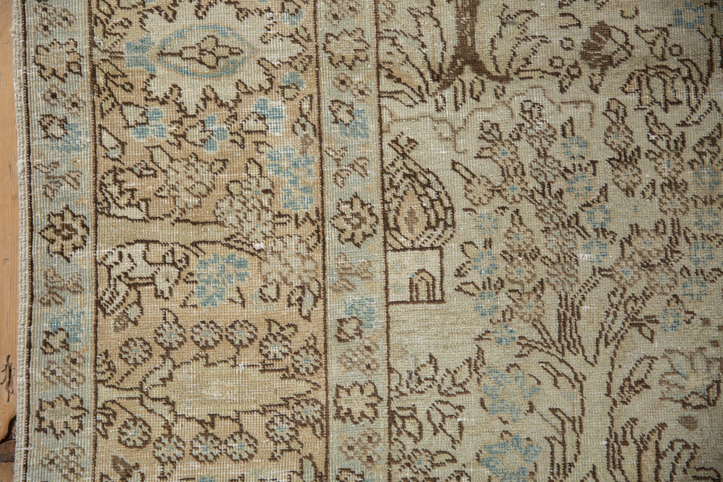 6.5x9.5 Vintage Distressed Tabriz Carpet by Old New House® - product image 5 for Resin Society