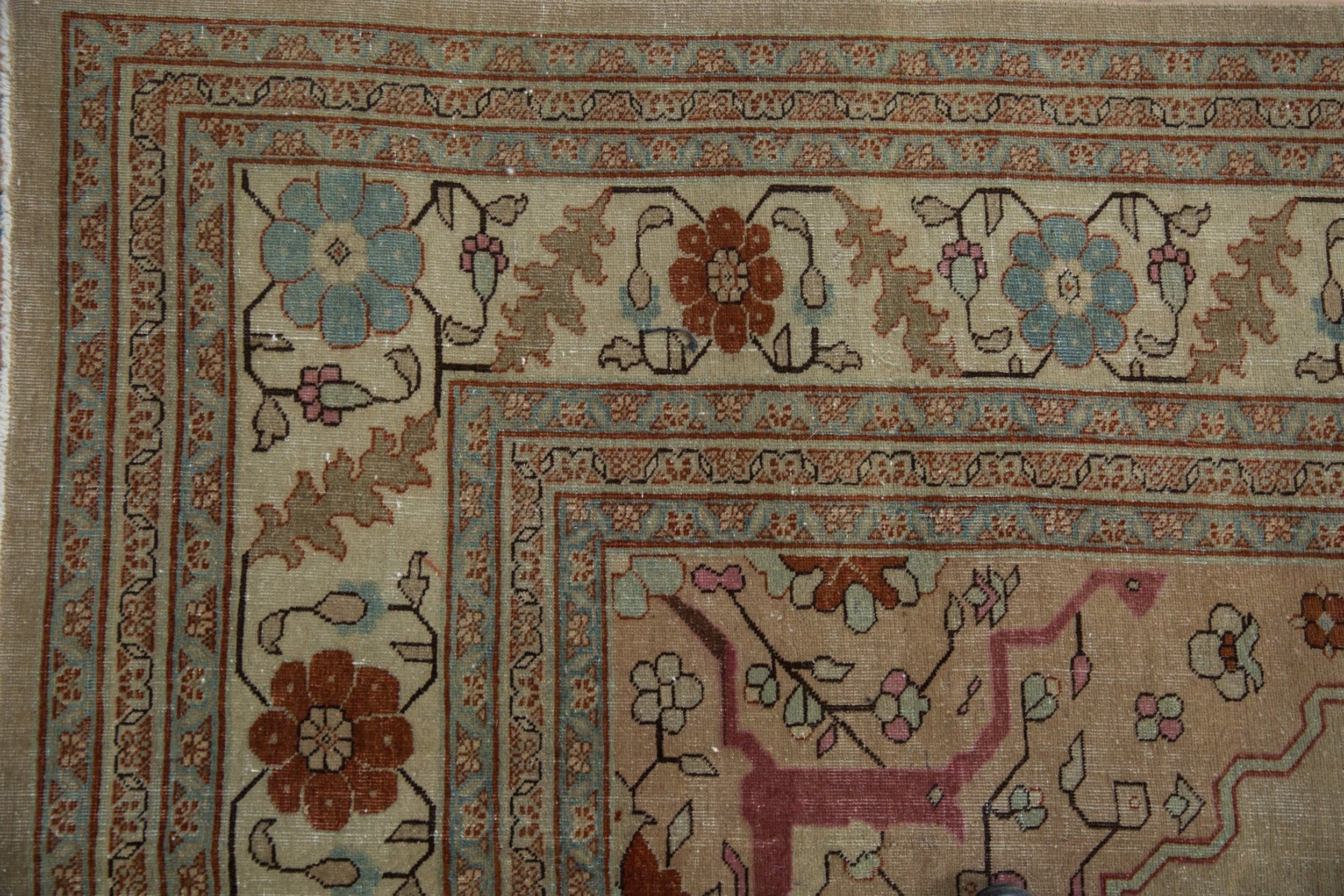 8x12 Vintage Distressed Tabriz Carpet by Old New House® - product image 3 for Resin Society