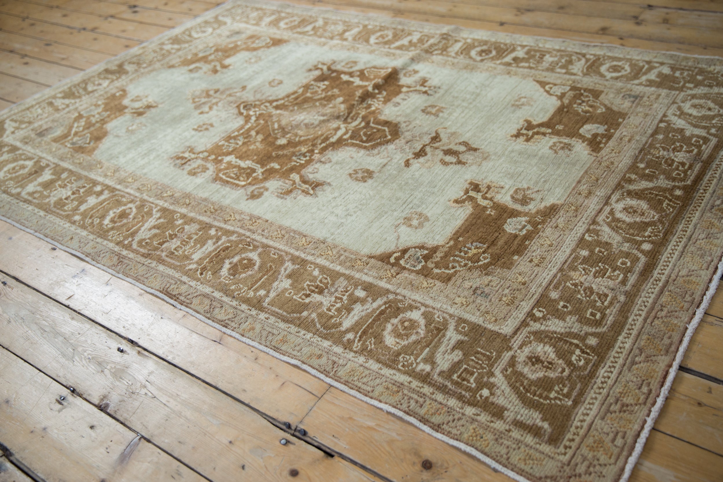 5x7 Vintage Distressed Oushak Rug by Old New House® - product image 3 for Resin Society
