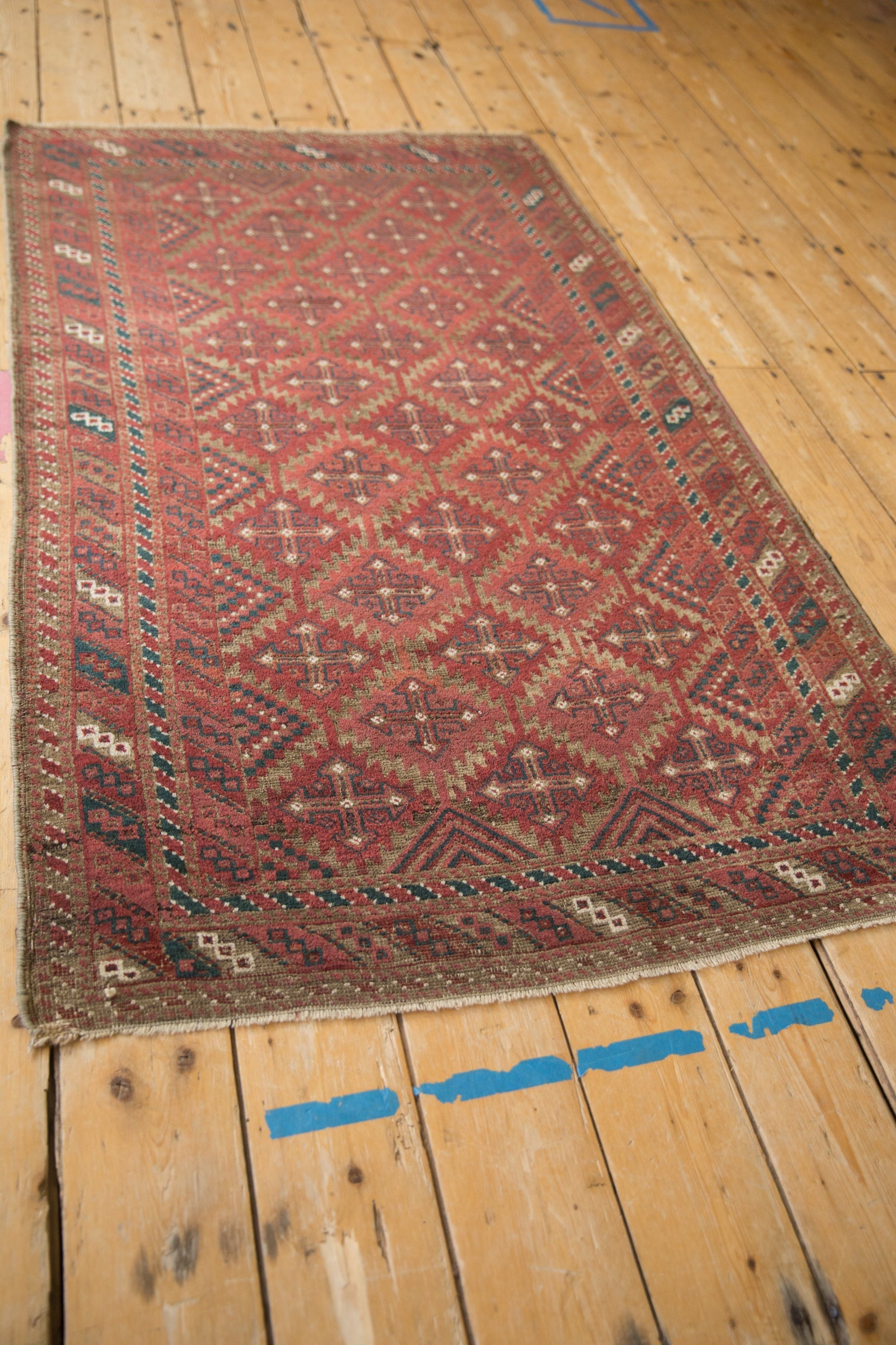 3x6 Vintage Distressed Belouch Rug Runner by Old New House® - product image 5 for Resin Society