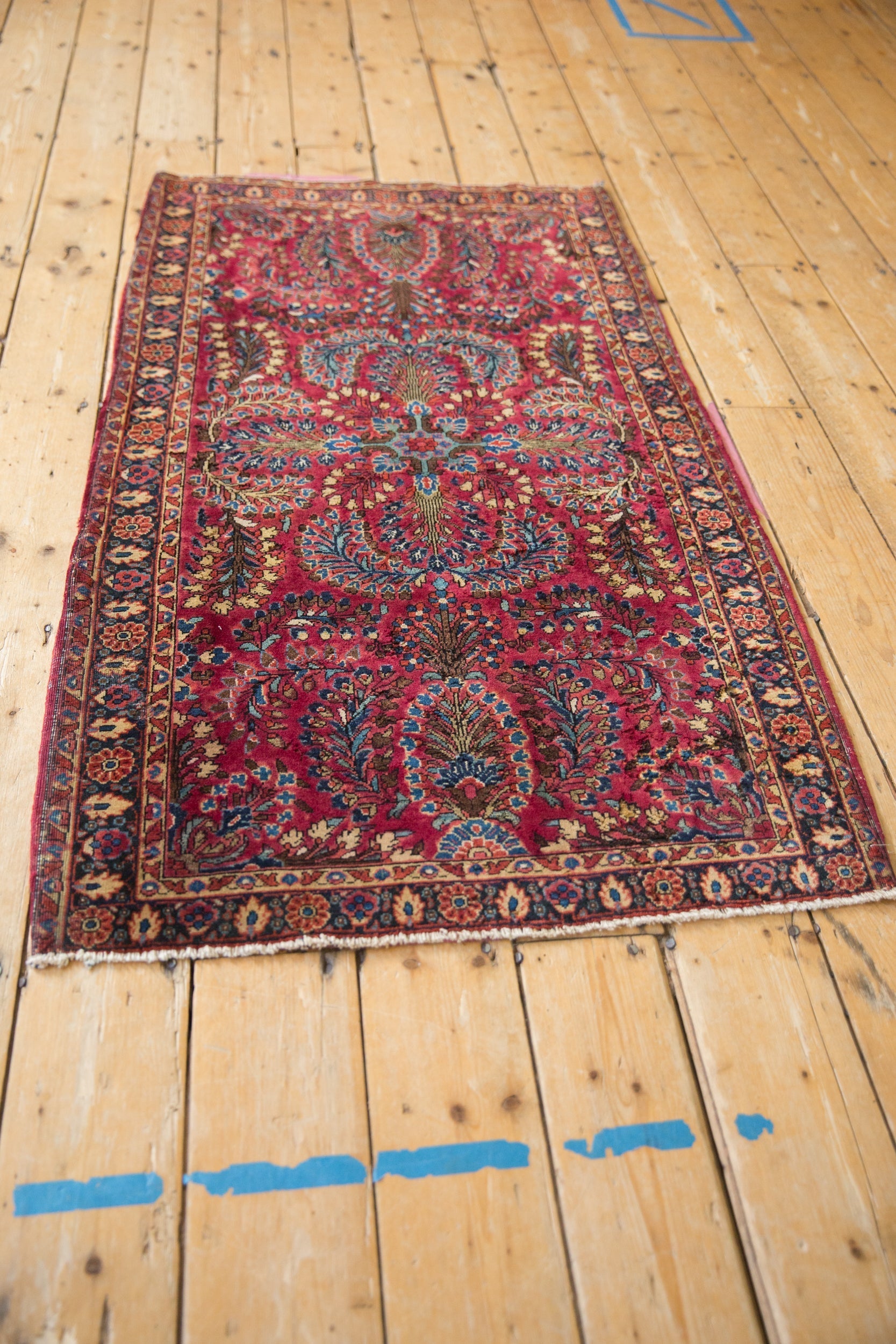 2.5x5 Vintage American Sarouk Rug Runner by Old New House® - product image 5 for Resin Society