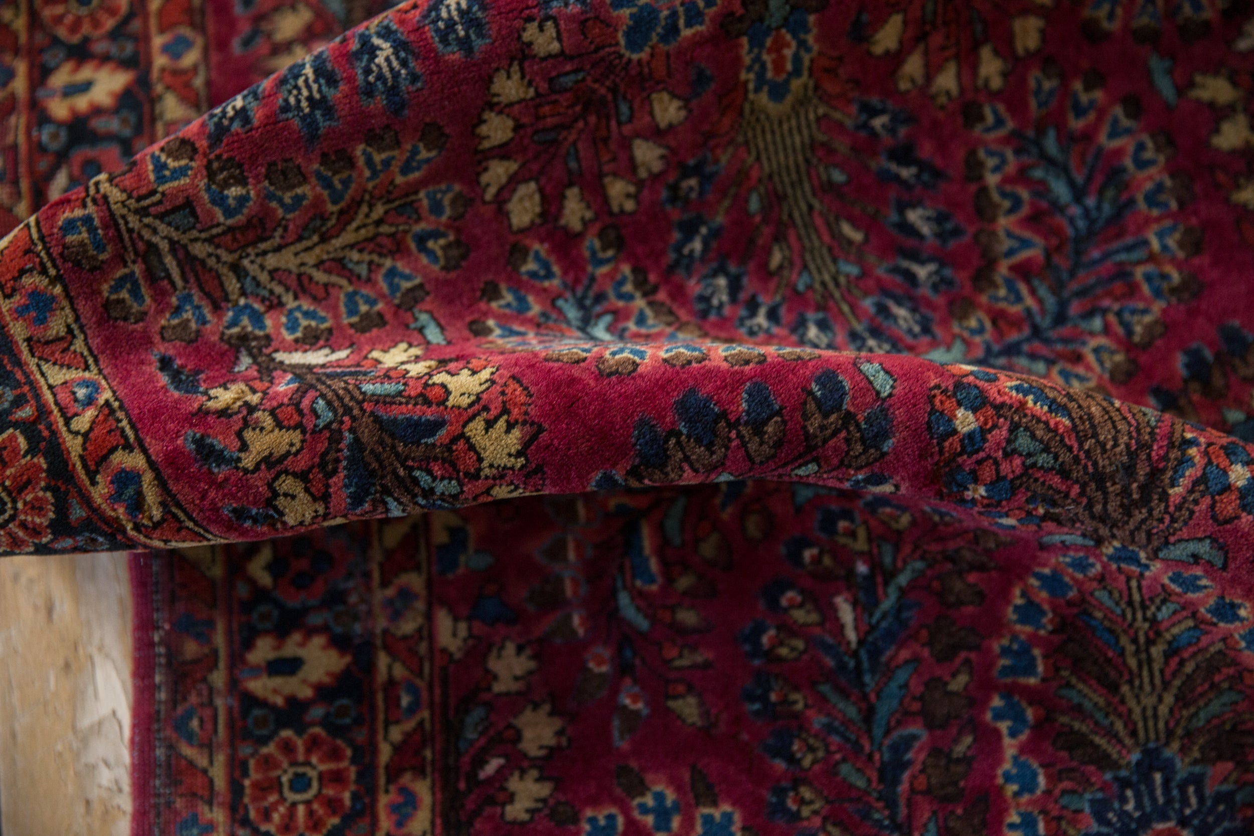 2.5x5 Vintage American Sarouk Rug Runner by Old New House® - product image 7 for Resin Society