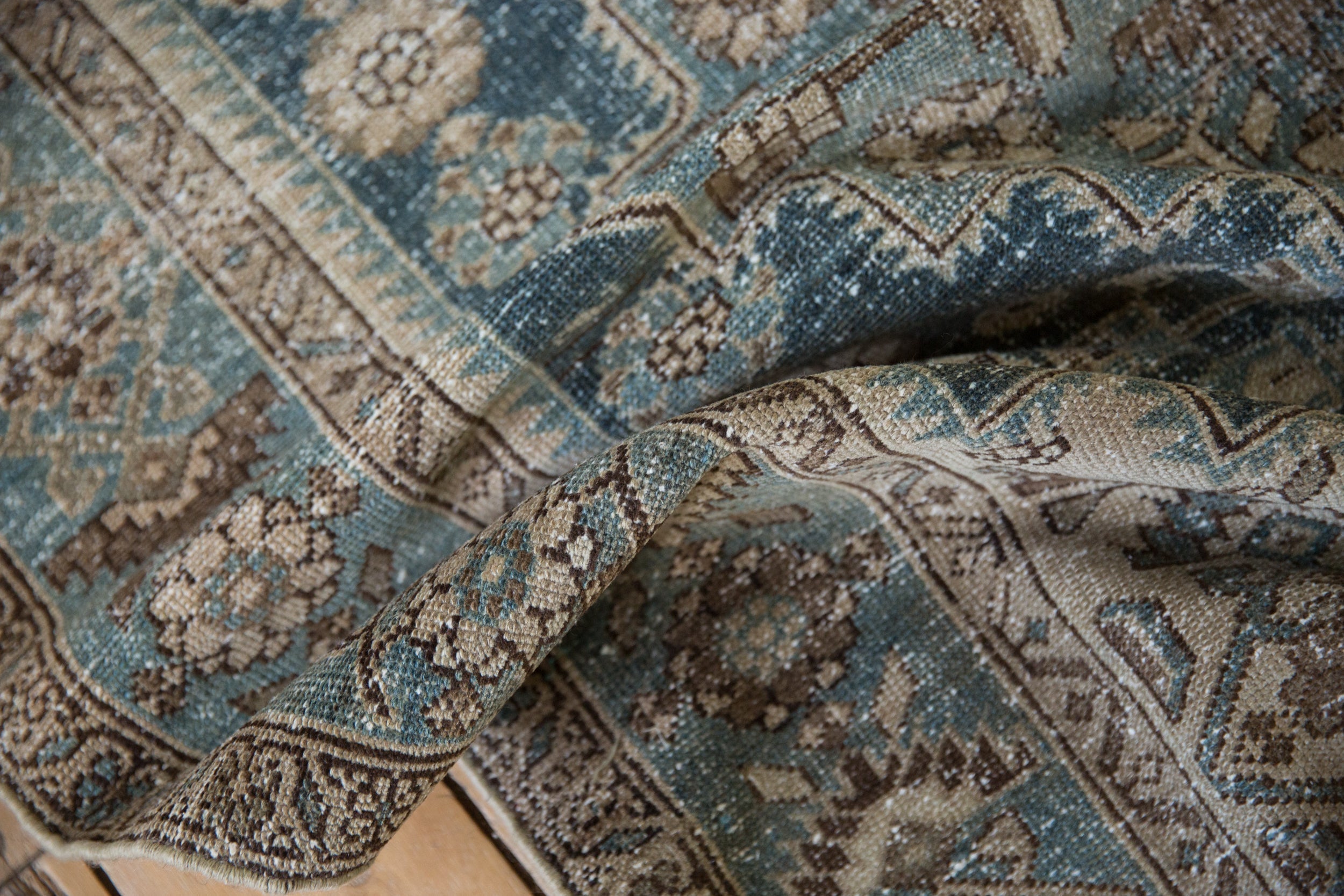 4x6.5 Vintage Distressed Hamadan Rug by Old New House® - product image 8 for Resin Society