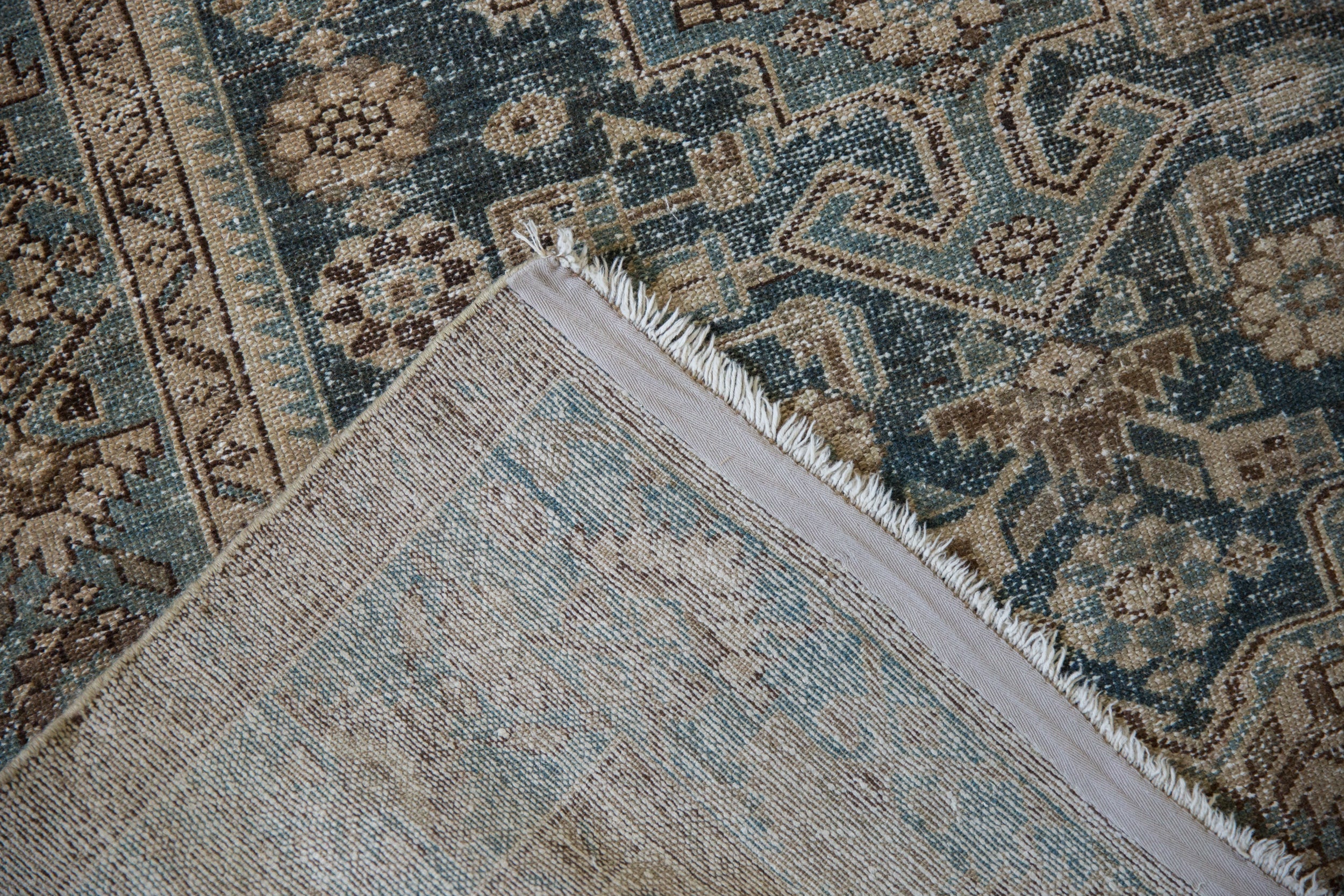 4x6.5 Vintage Distressed Hamadan Rug by Old New House® - product image 9 for Resin Society
