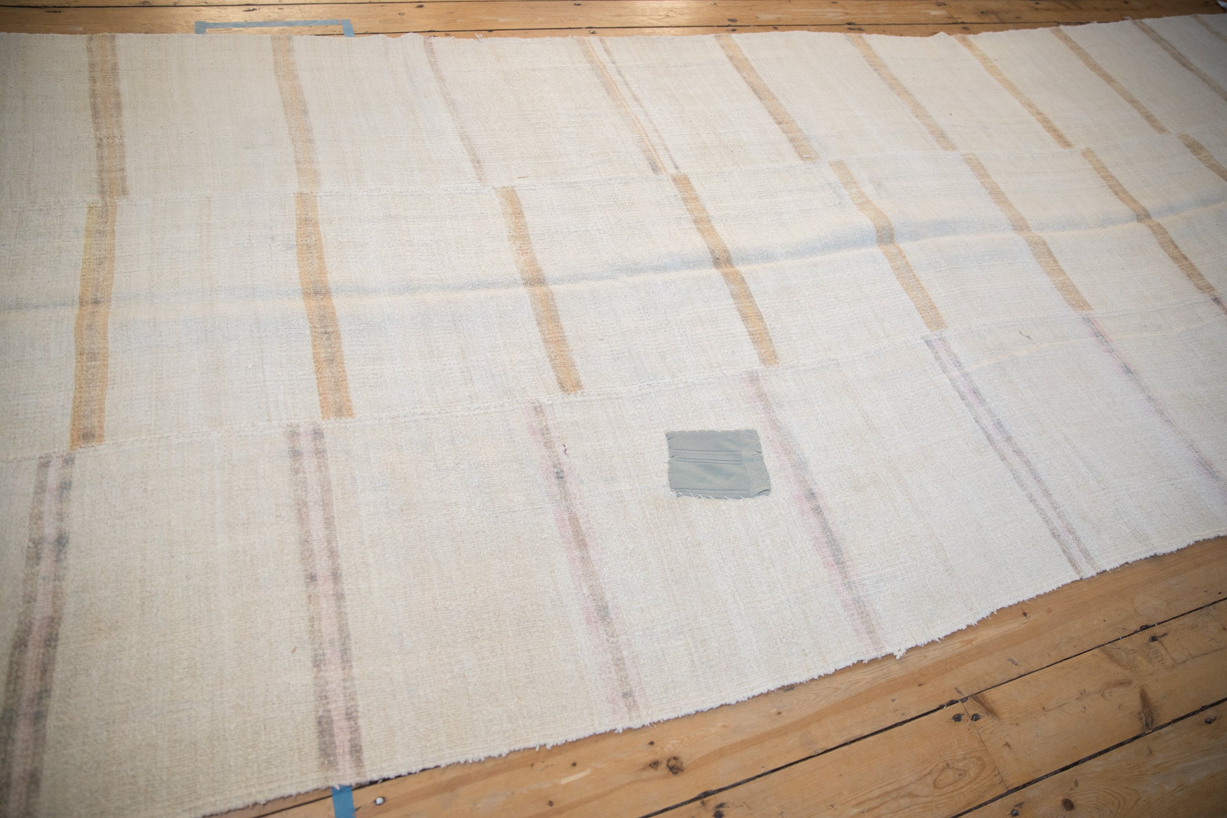 5.5x13.5 Vintage Distressed Hemp Kilim Rug Runner by Old New House® - product image 11 for Resin Society